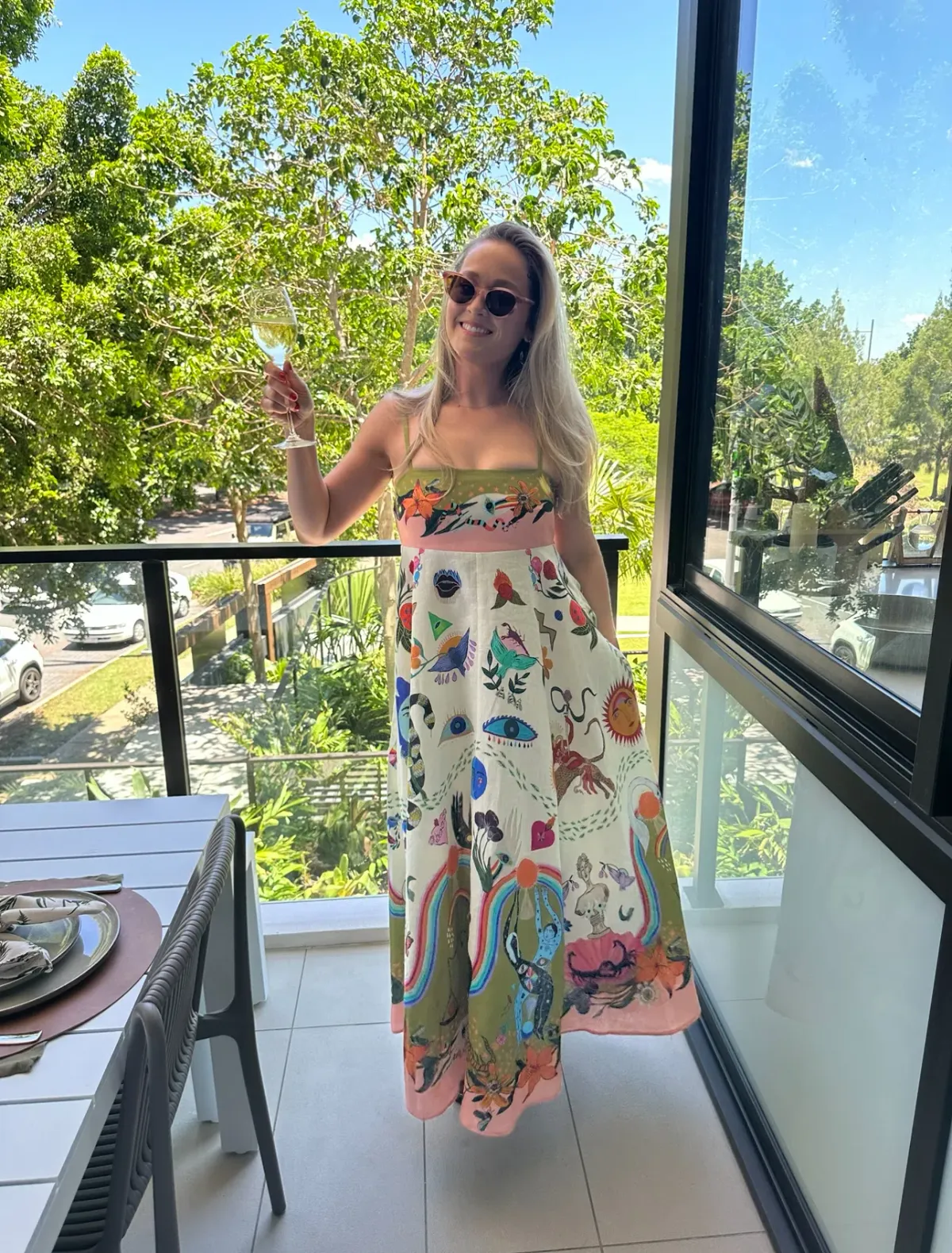 Alemais Evergreen Sundress in Multi Size AU 10 - Image 3