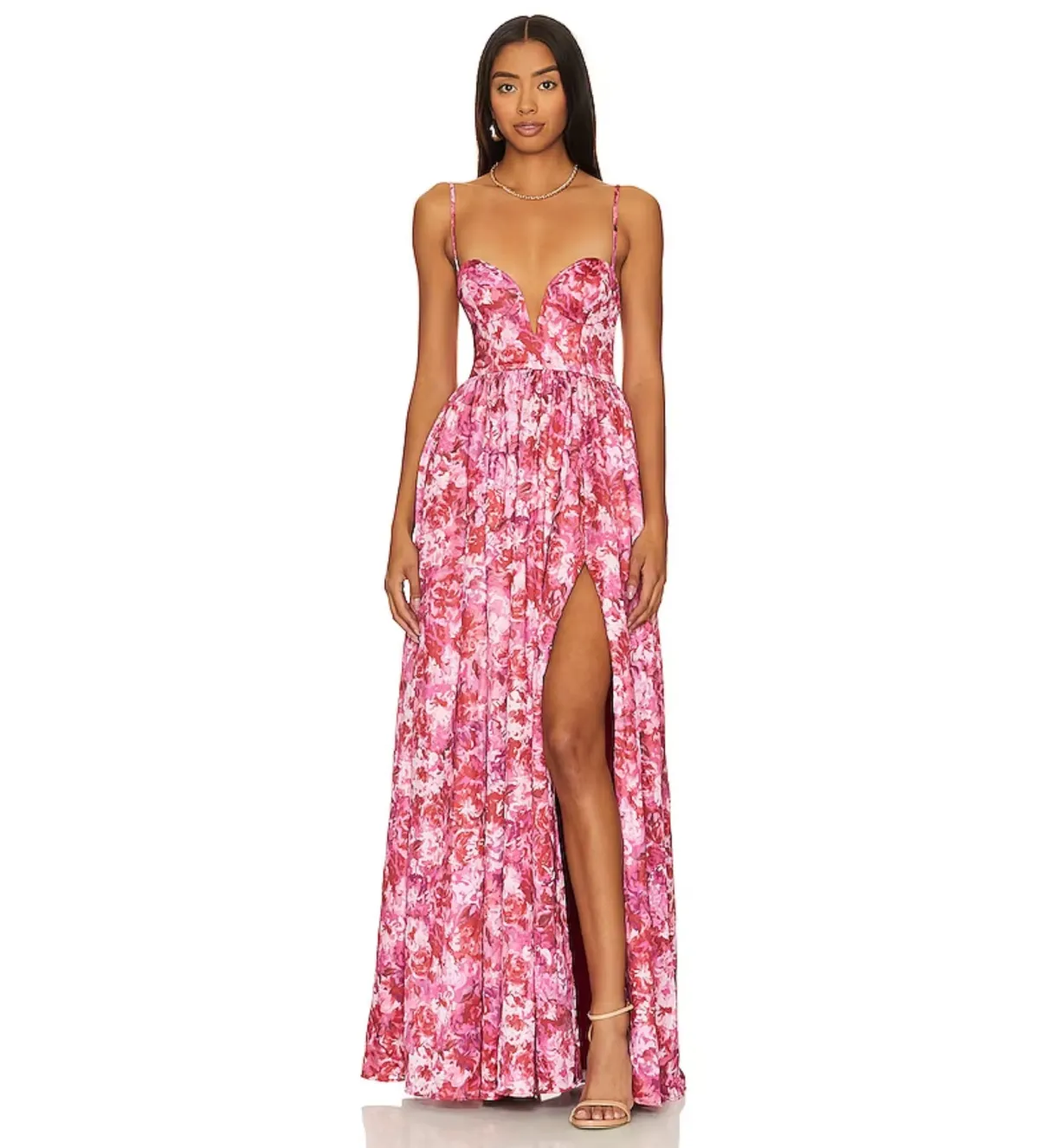 Lovers and friends Mallory Gown Floral Size 8 - Image 1