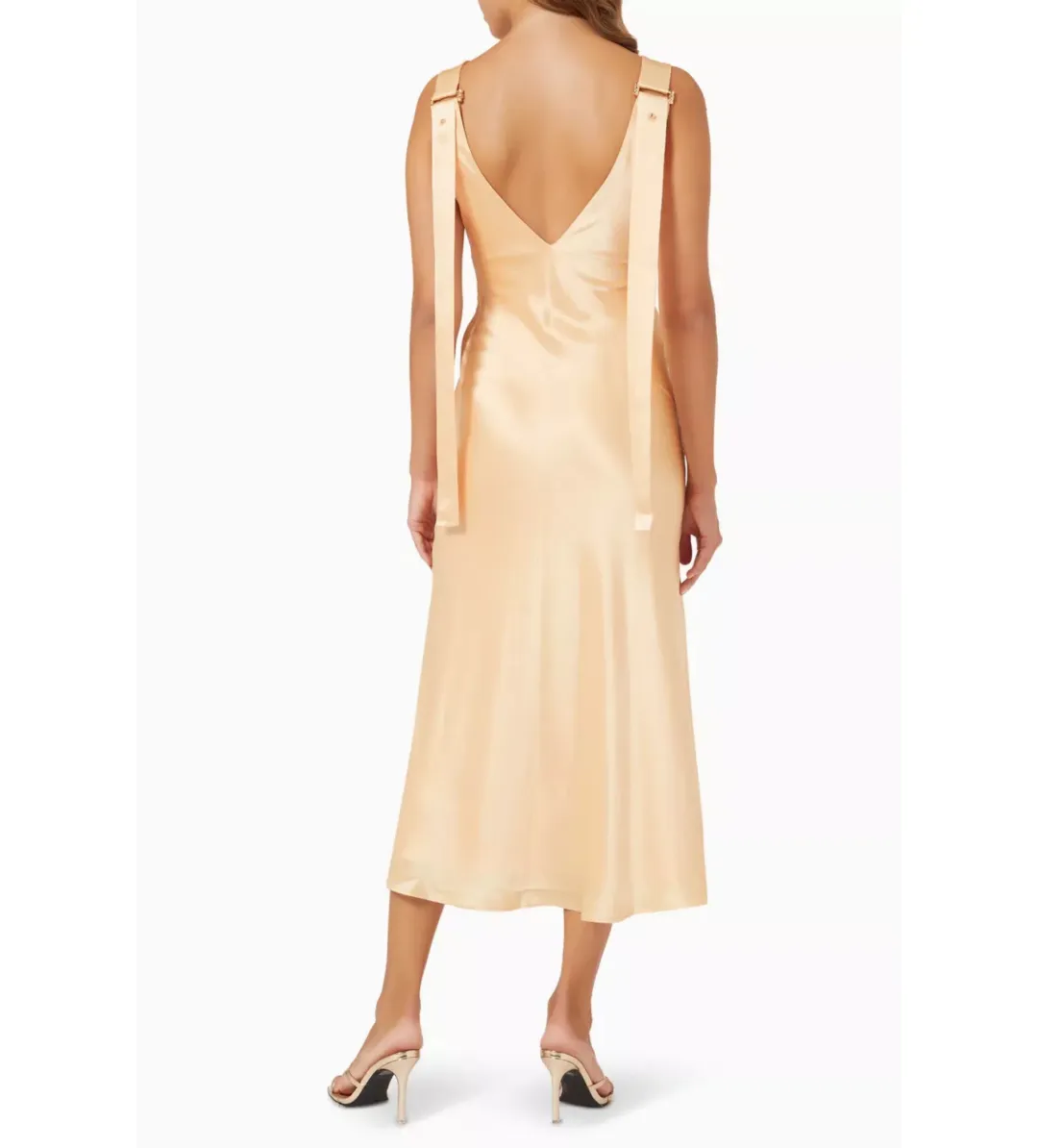 Acler Wycombe Midi Dress Buttermilk Size 12 for rent on The Volte - main image