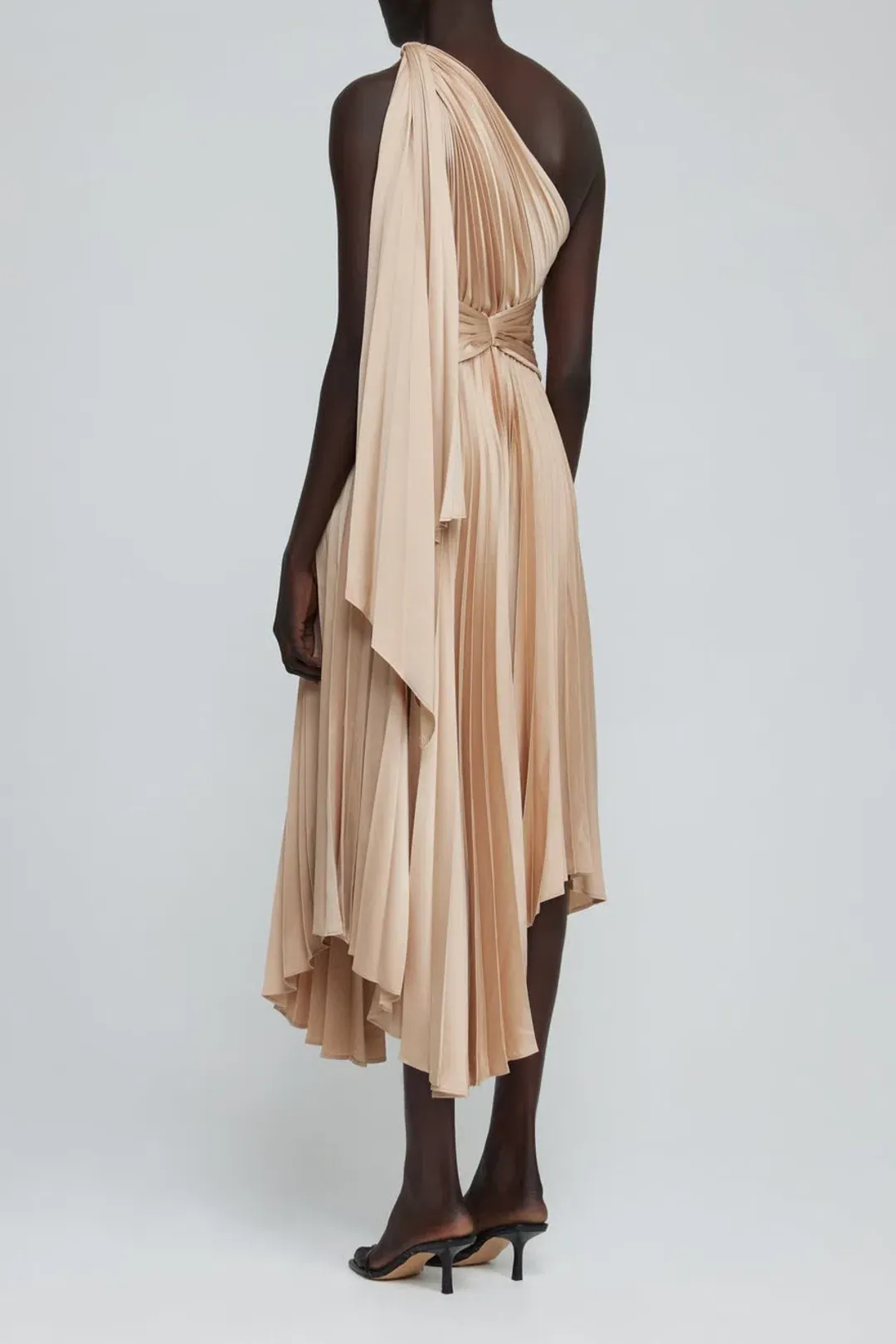 Acler Kalora Dress In Golden Size 10 for rent on The Volte - main image