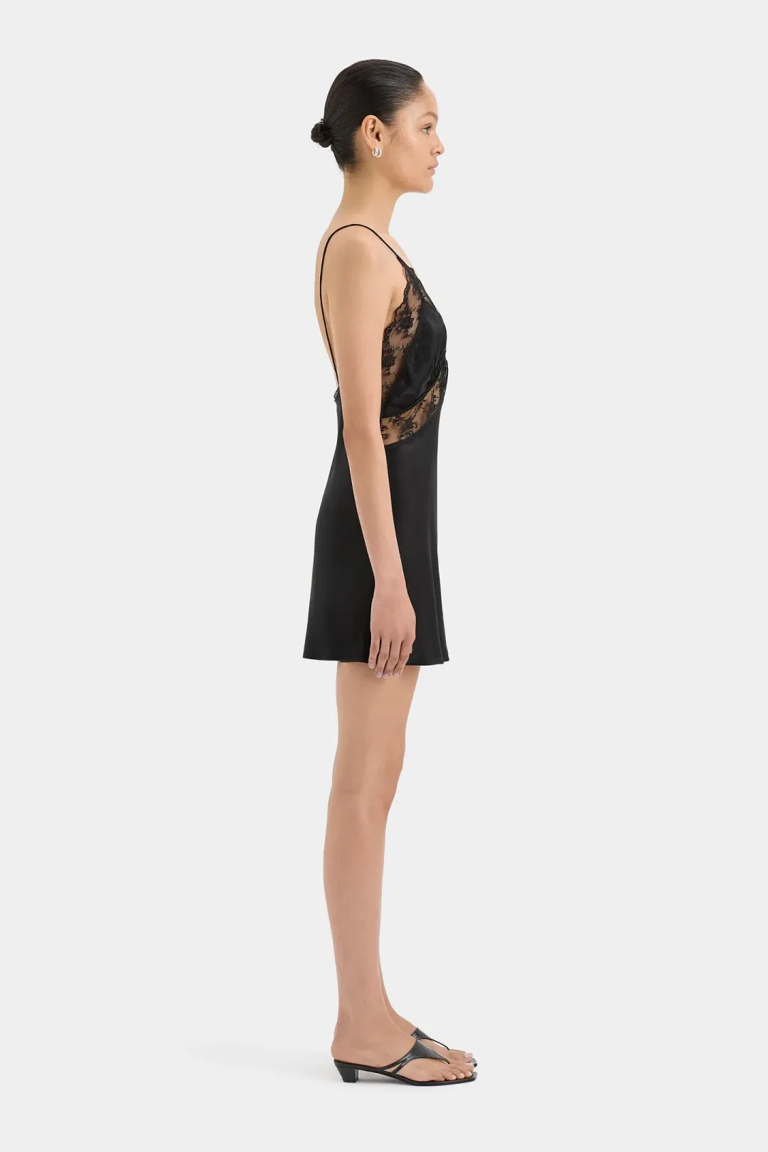 Sir The Label Aries Slip Mini Dress Black Size 2/Au 10 for rent on The Volte - main image