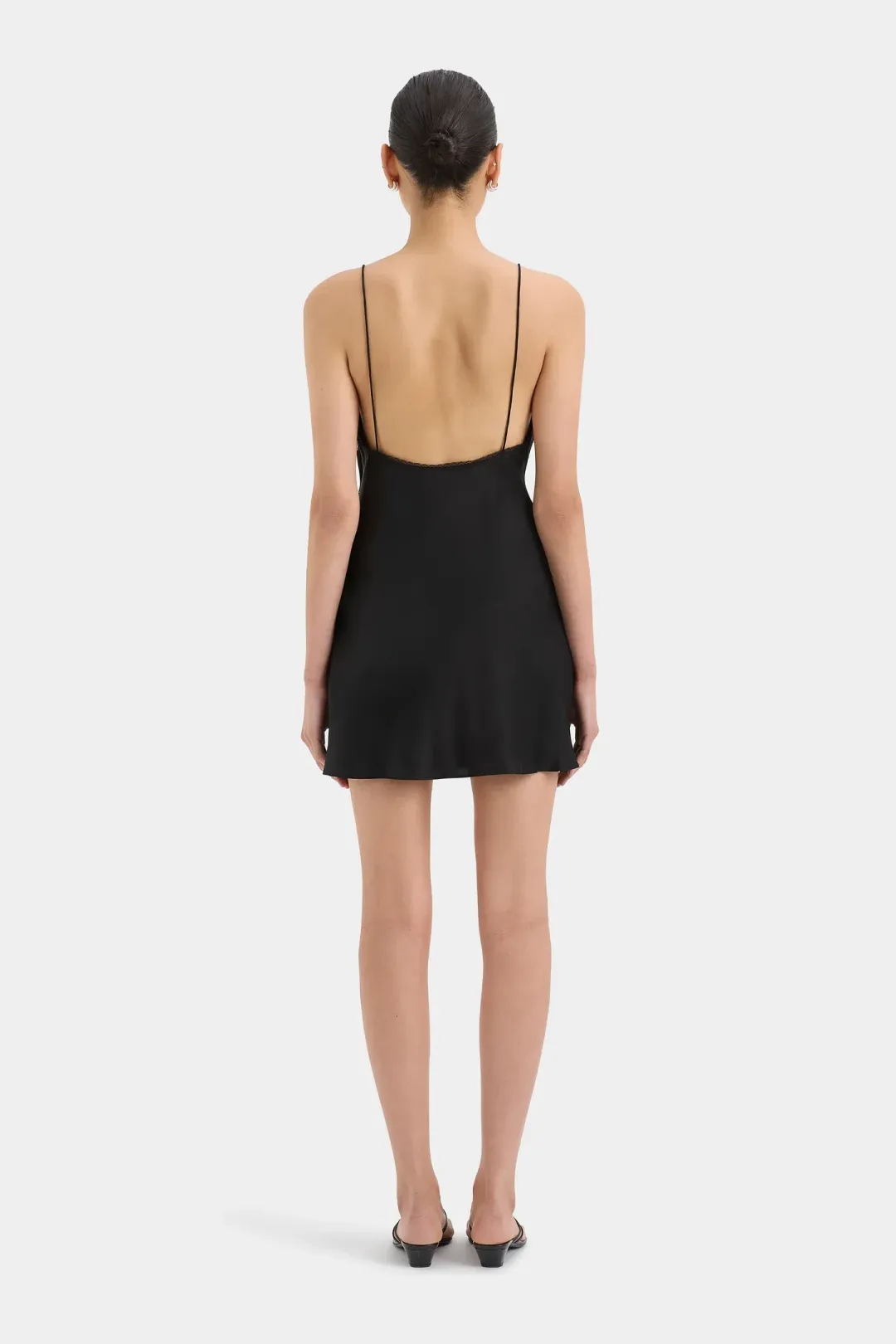 Sir The Label Aries Slip Mini Dress Black Size 2/Au 10 for rent on The Volte - main image