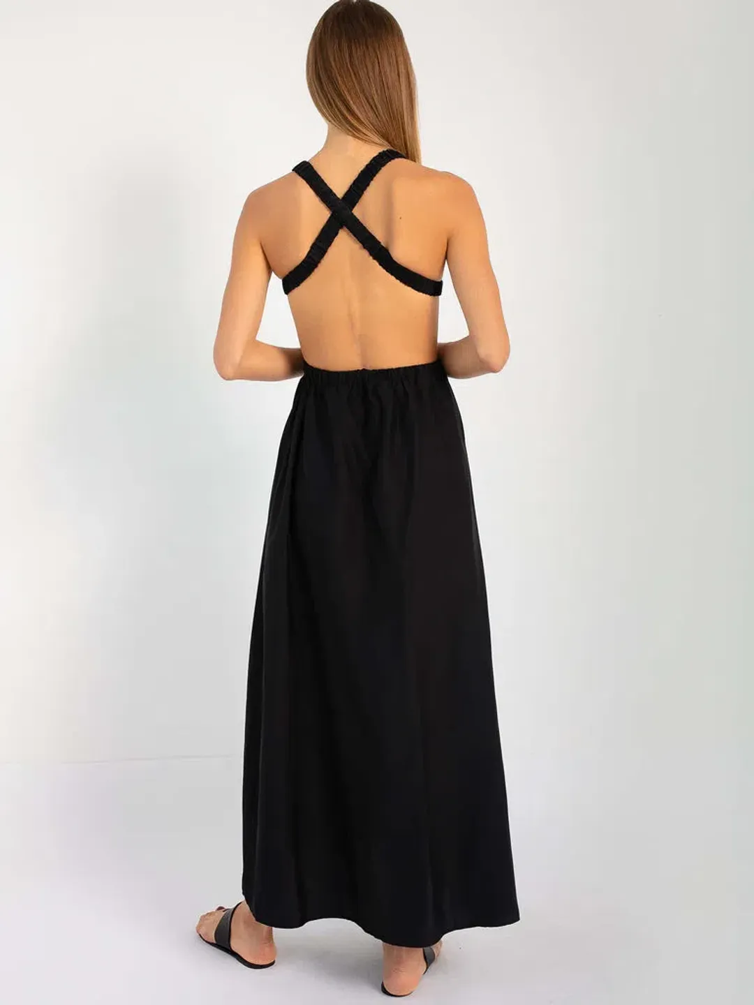 Sir The Label Aramis Maxi Dress Black Size 8 for rent on The Volte - main image