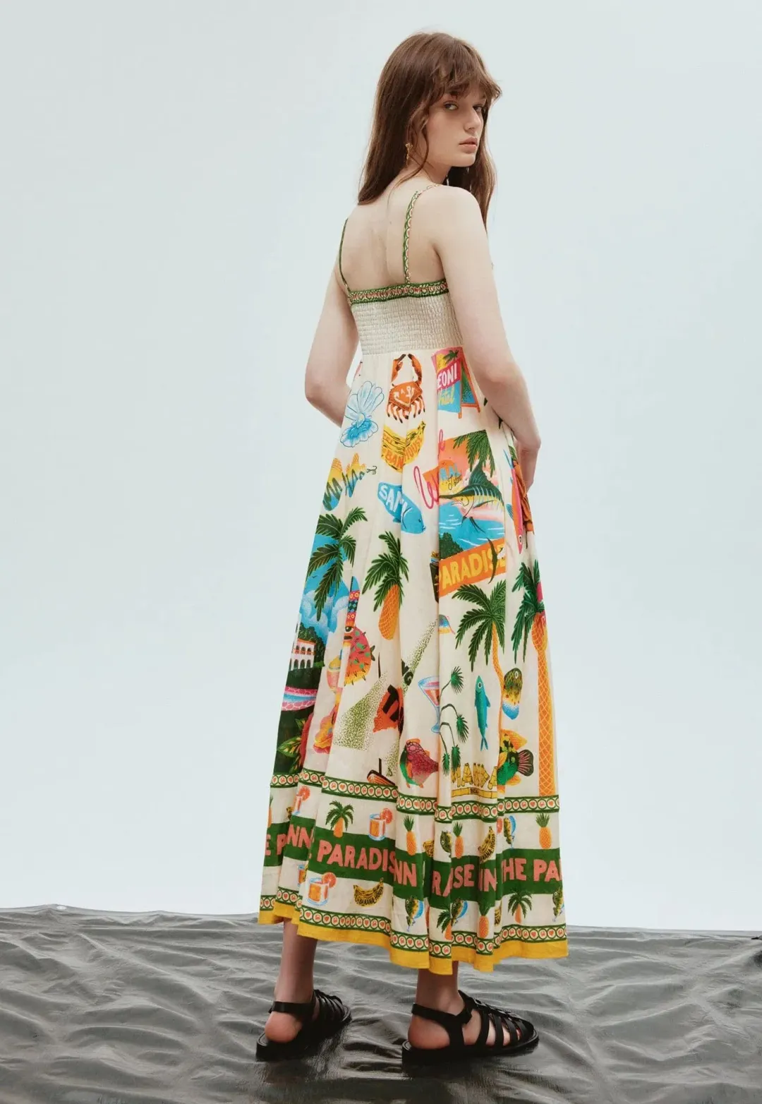 Alemais Paradiso Sundress In Multi Size 14 for rent on The Volte - main image