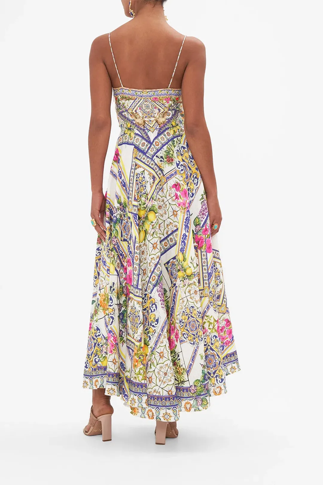 Camilla Amalfi Amore Maxi Dress Print Size L/AU 12 for rent on The Volte - main image