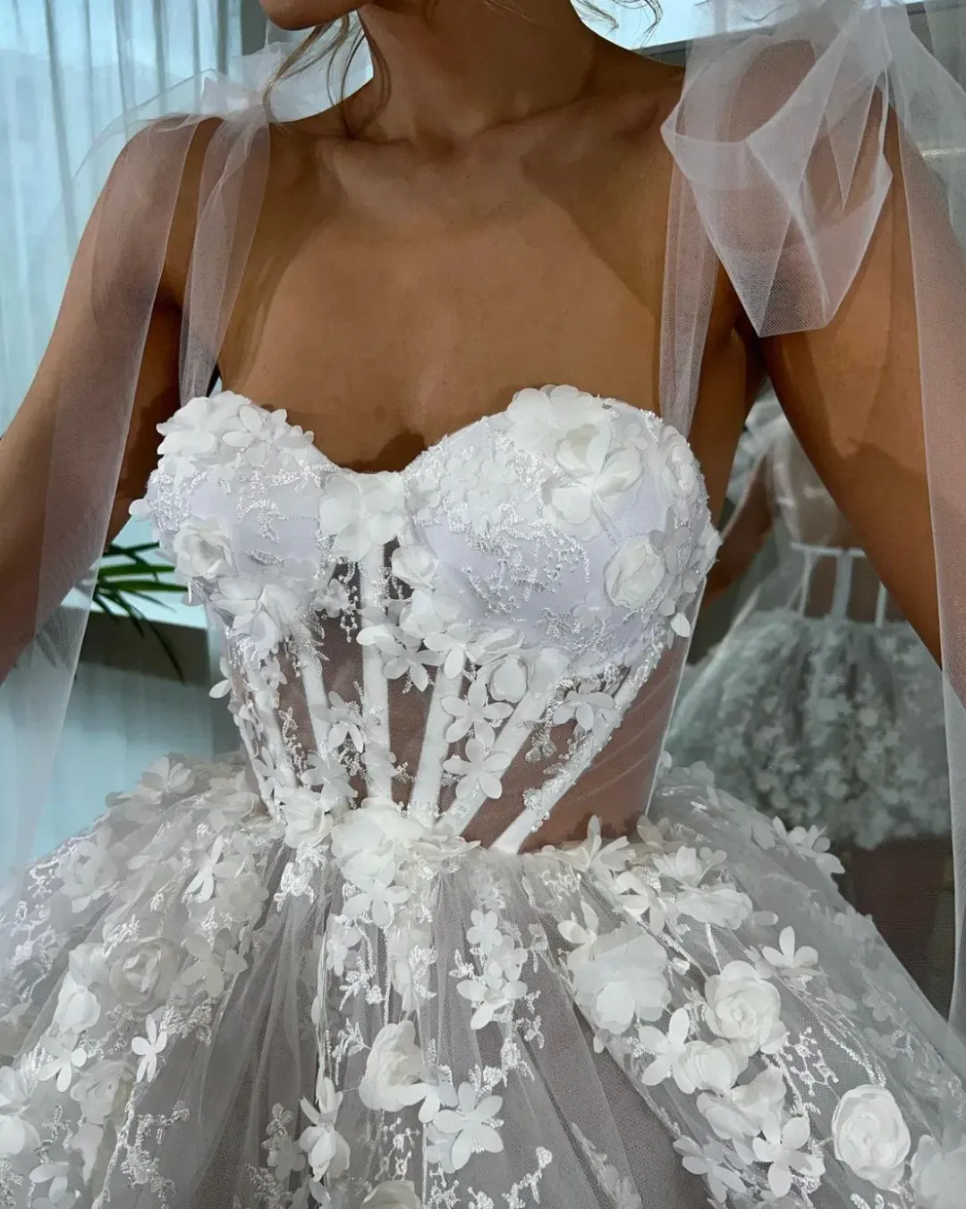 Rosie Etienne Fleur Dress White Size 10 for rent on The Volte - main image