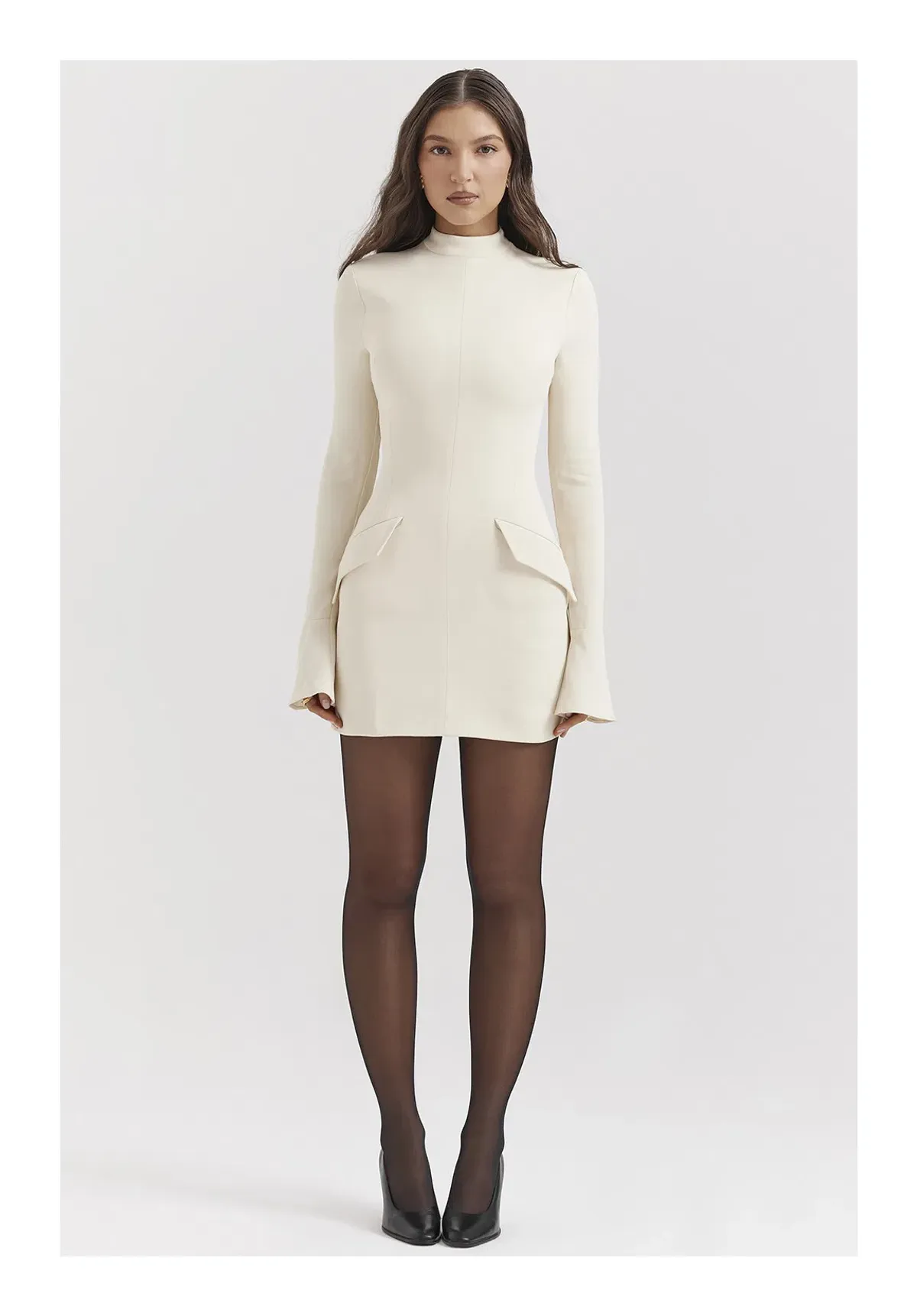 House of CB Mihalia Dress Cream Size XS/ AU 6 - Image 1