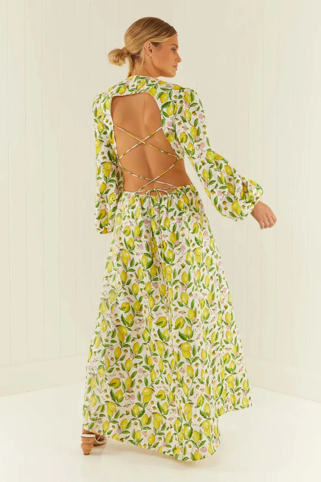 Palm Noosa Domino Dress Lemons Size 10 for rent on The Volte - main image