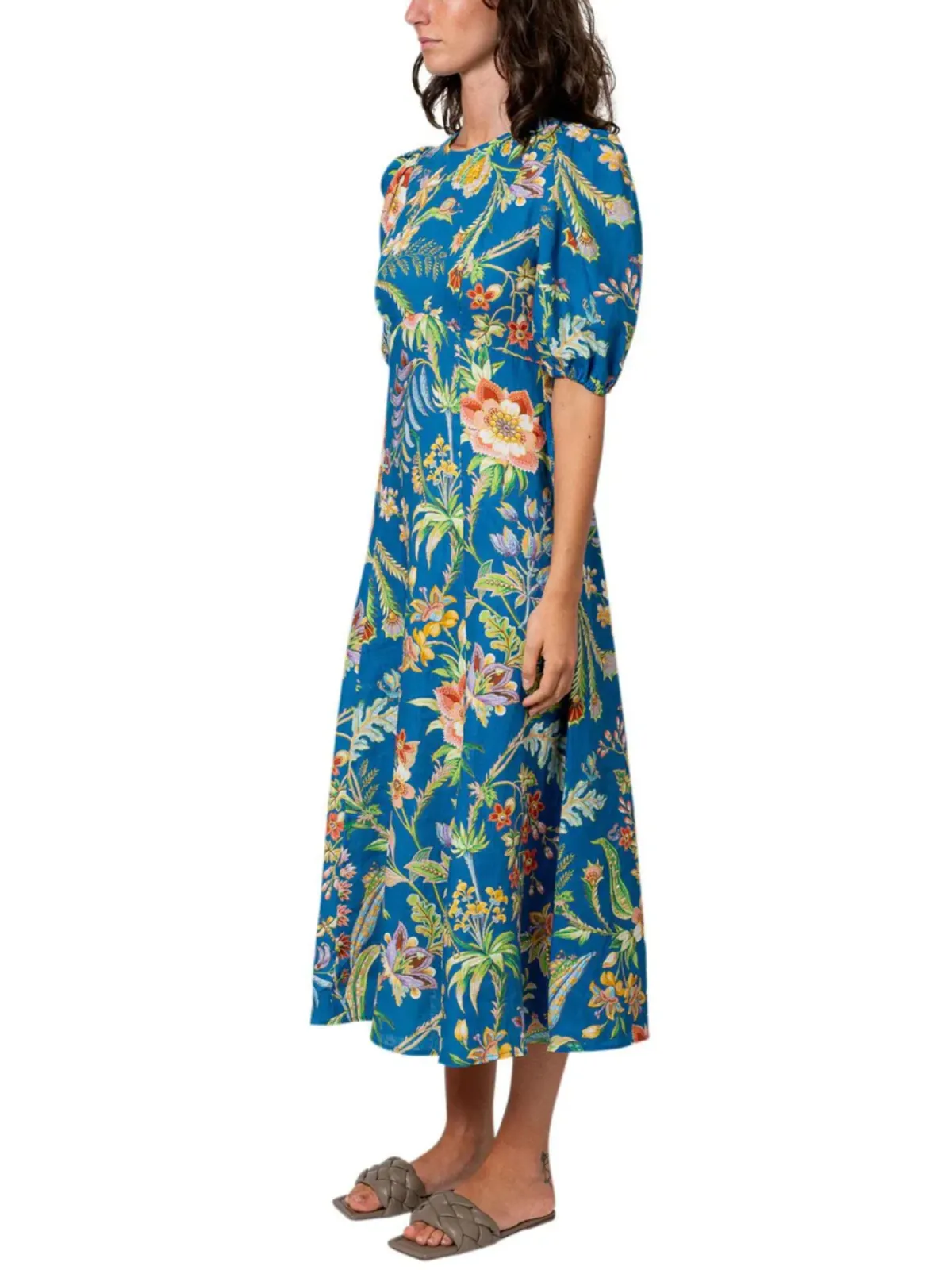 Alemais June Midi Dress in Indigo Size AU 10 - Image 2