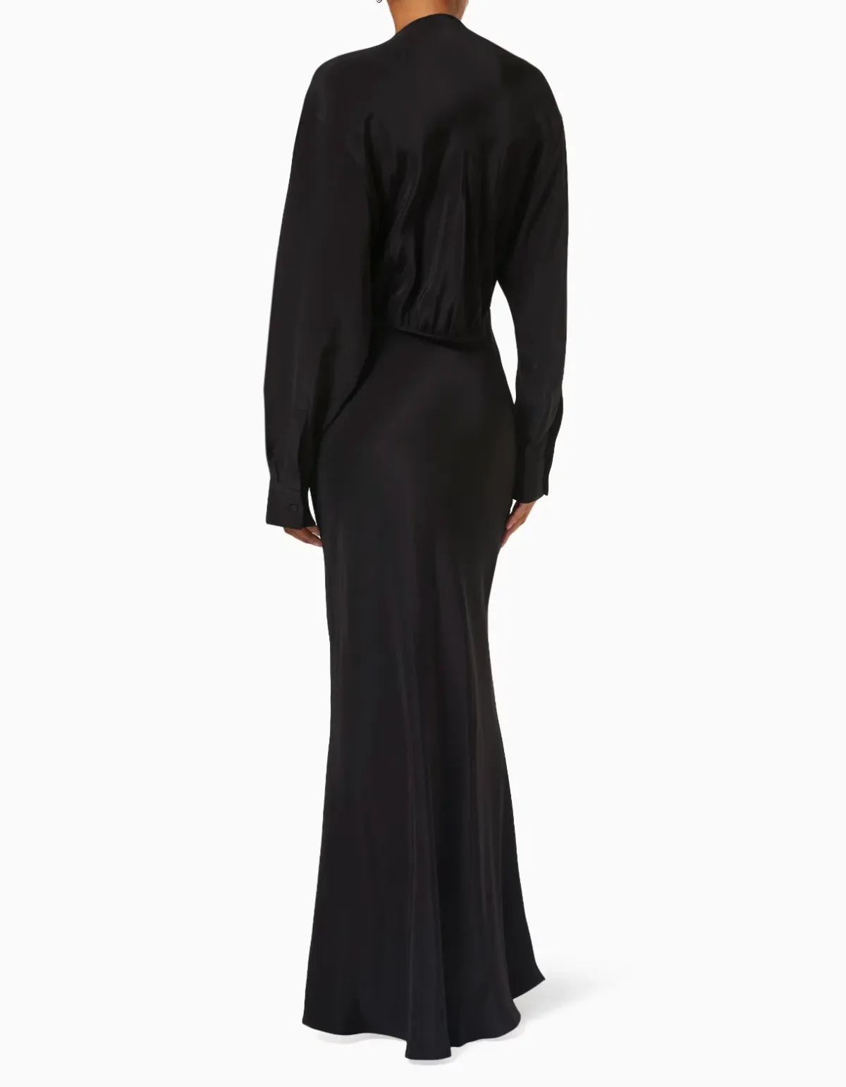 Christopher Esber Triquetra Maxi Dress Black Size 6 - Image 3