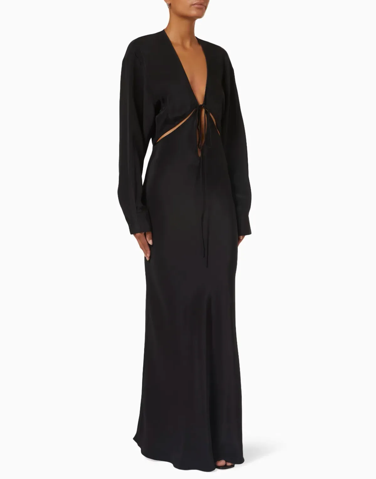 Christopher Esber Triquetra Maxi Dress Black Size 6 - Image 2