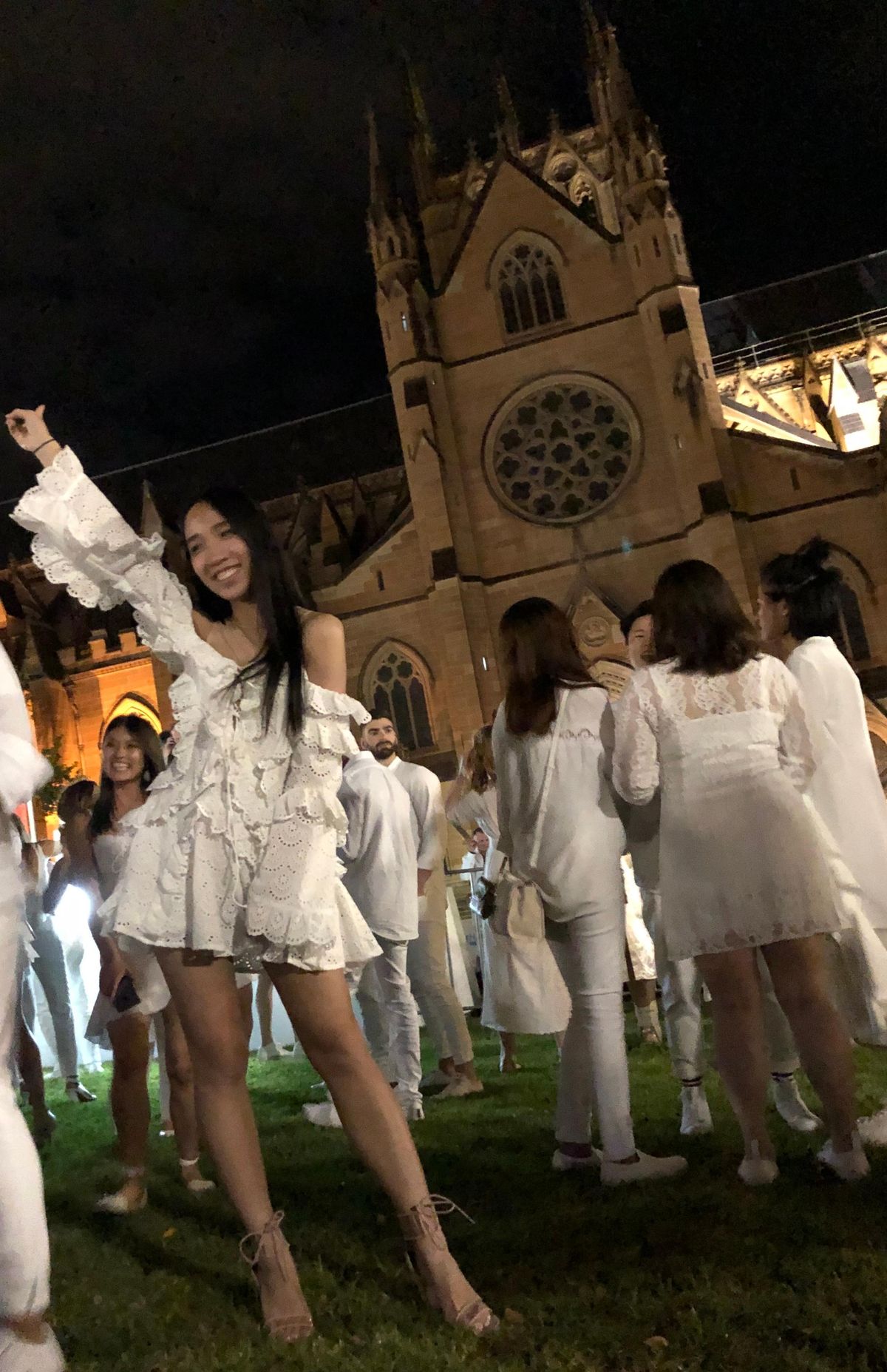 Thurley Ebony Strapless Dress in Ivory Size 6 - Image 2