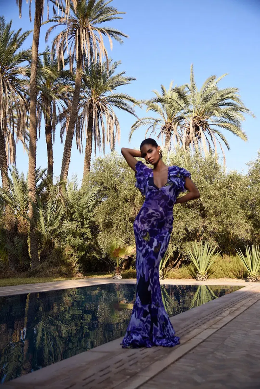 Rat & Boa Lucille Maxi Dress Purple Size S / AU 8 for rent on The Volte - main image