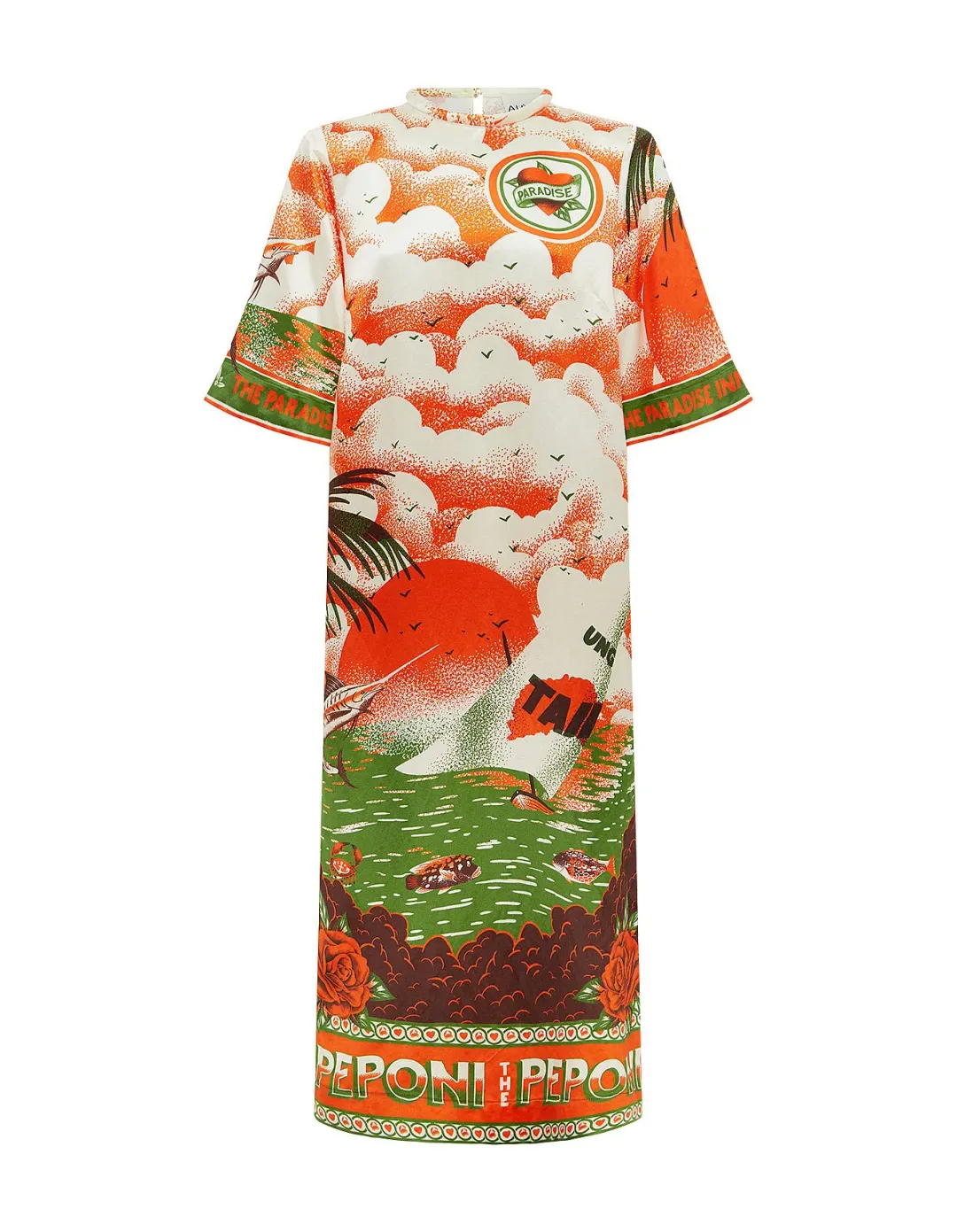 Alemais Bungalow Midi Dress Multi Size 10 for rent on The Volte - main image