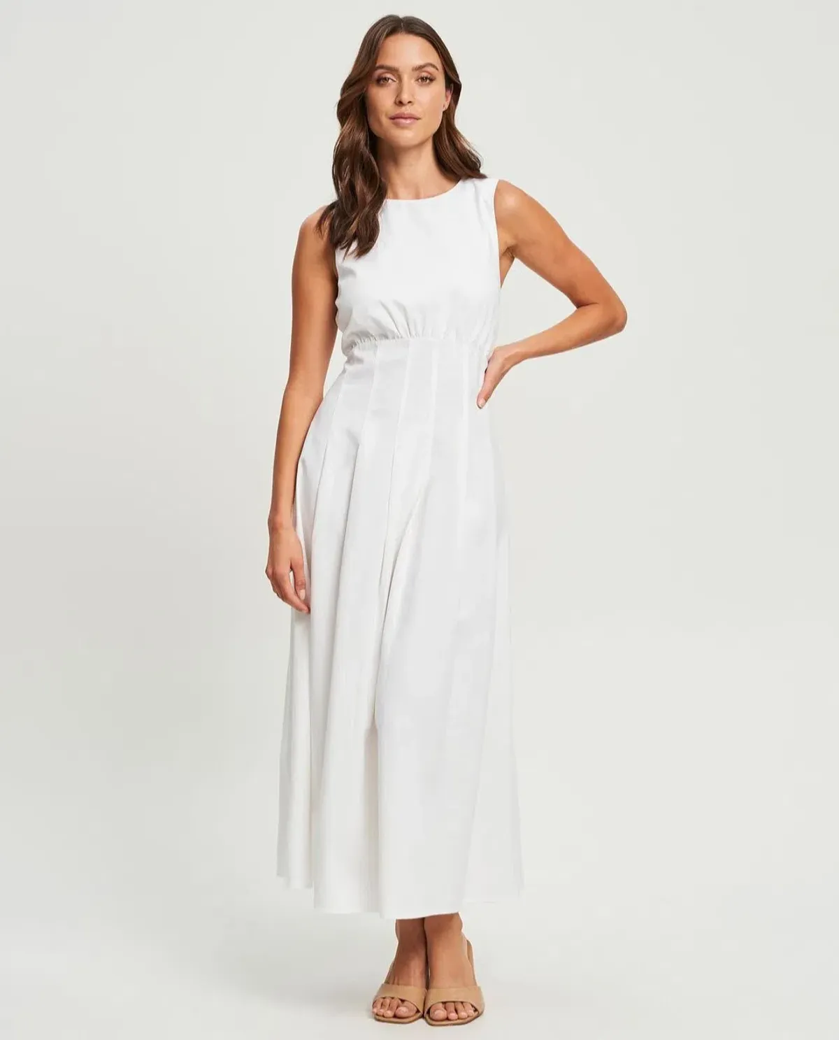 Reux Kendrick Dress White Size 10 - Image 4