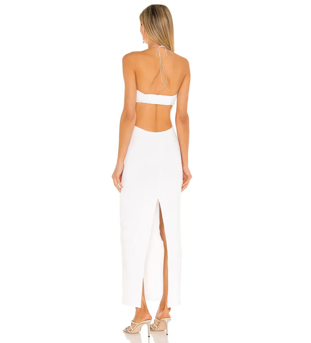 Natalie Rolt Willow Midi White Size 6  for rent on The Volte - main image