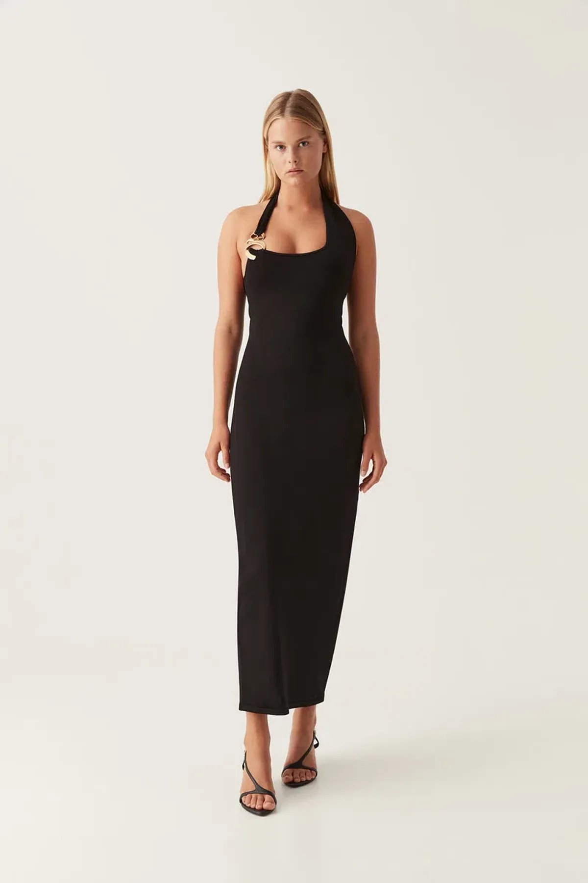 Aje  Enigma Hardware Dress Black Size XS/Au 6 - Image 1