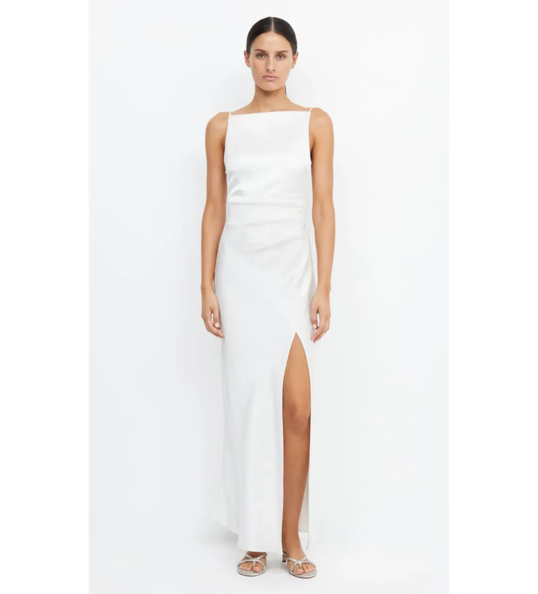 Bec & Bride The Dreamer Maxi Dress Ivory Size 8 for rent on The Volte - main image