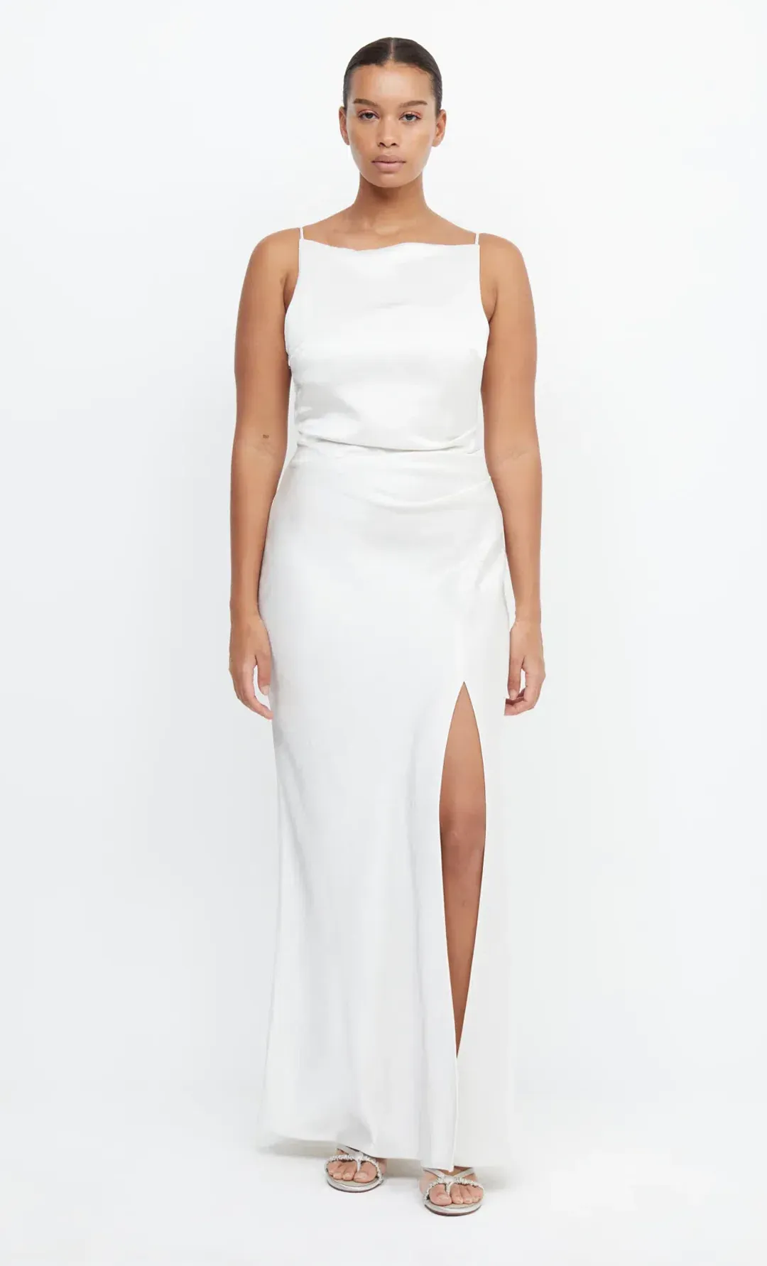 Bec & Bride The Dreamer Maxi Dress Ivory Size 8 for rent on The Volte - main image