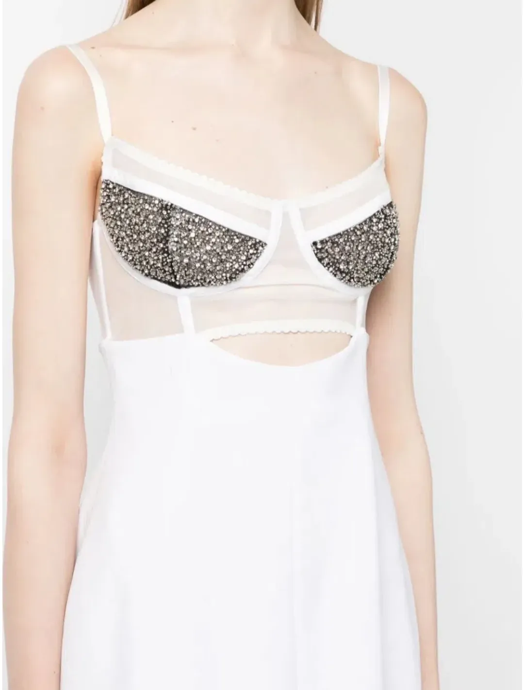 Rachel Gilbert Hartley Mini Dress Ivory Size 3/AU12 for rent on The Volte - main image