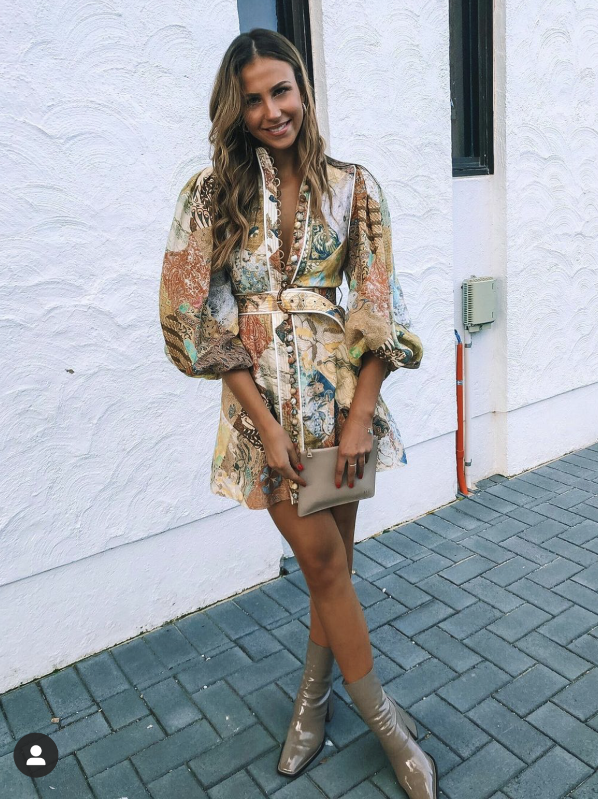 Zimmermann Brightside A-Line Mini Dress Batik Patch Size 0 / AU 8 - Image 2