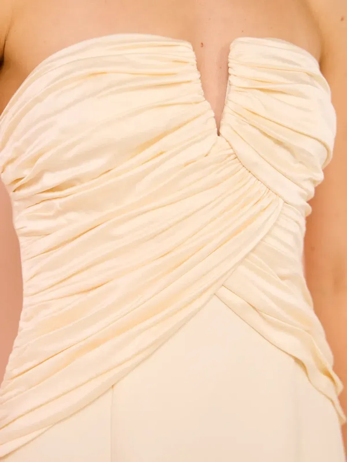 Auteur Gianna Mini Dress In Cream Size M / AU 10 - Image 3