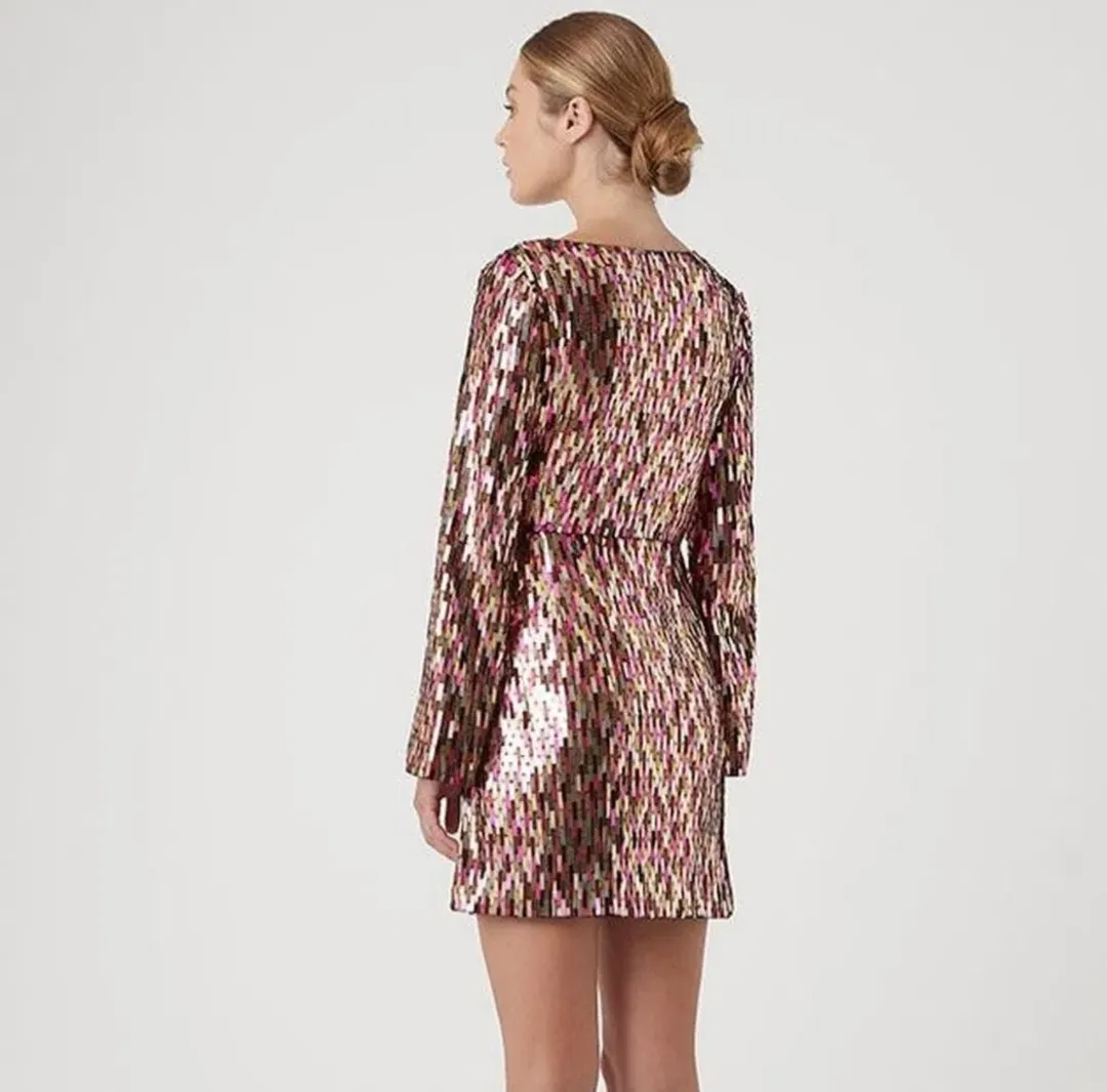 Rachel Gilbert Lilika Mini Dress Multi Size 5 / AU 16 for rent on The Volte - main image