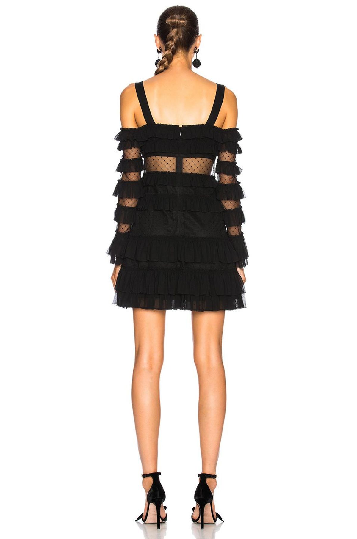 Alexis Brandi Mini Dress Black Size 6 - Image 2