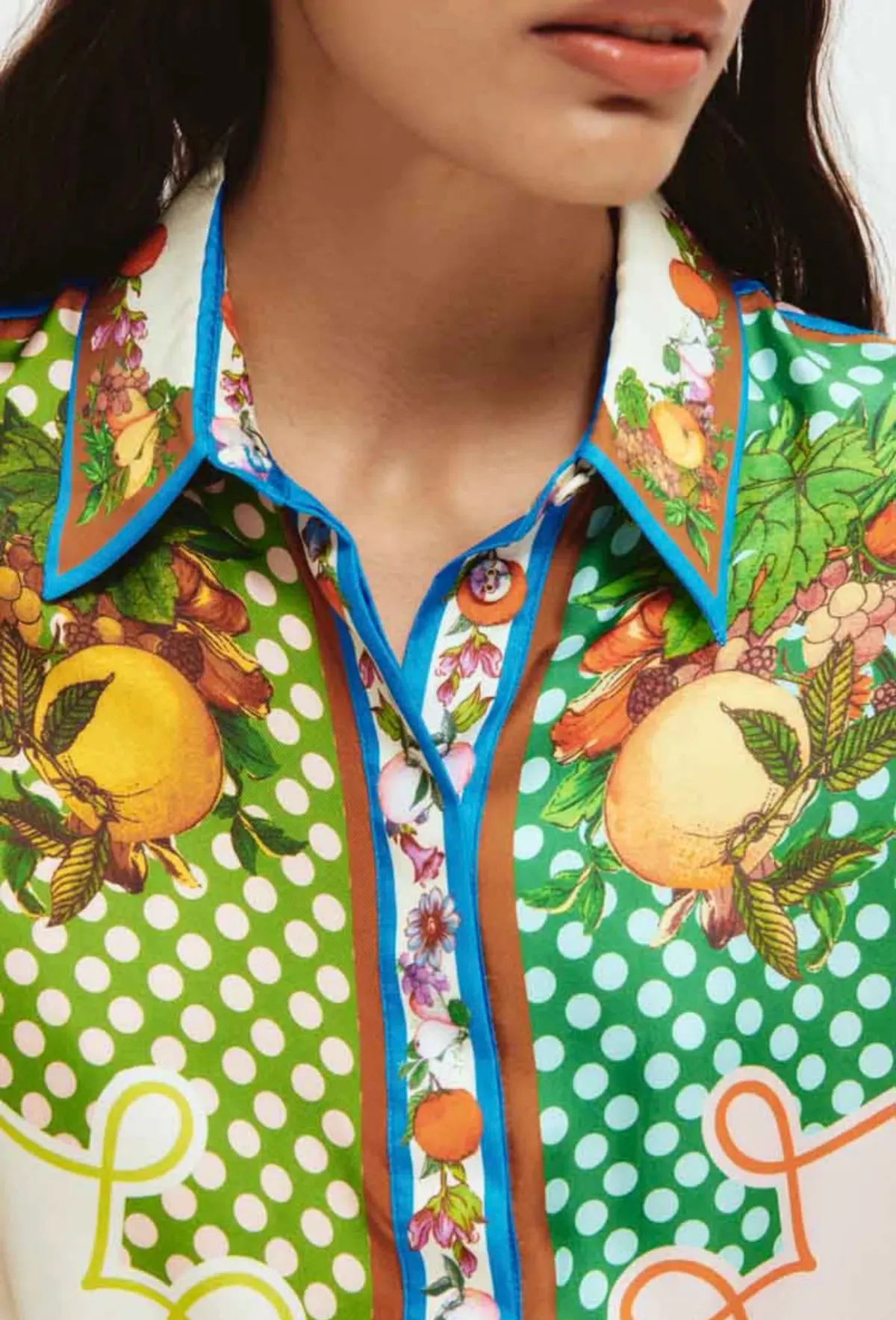 Alemais Lemonis Silk Shirt and Pant Set Multi Size 14 - Image 4