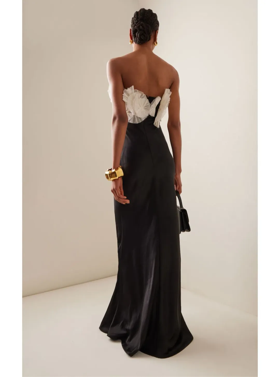Rachel Gilbert Eyelar Gown Black Size 8 for rent on The Volte - main image