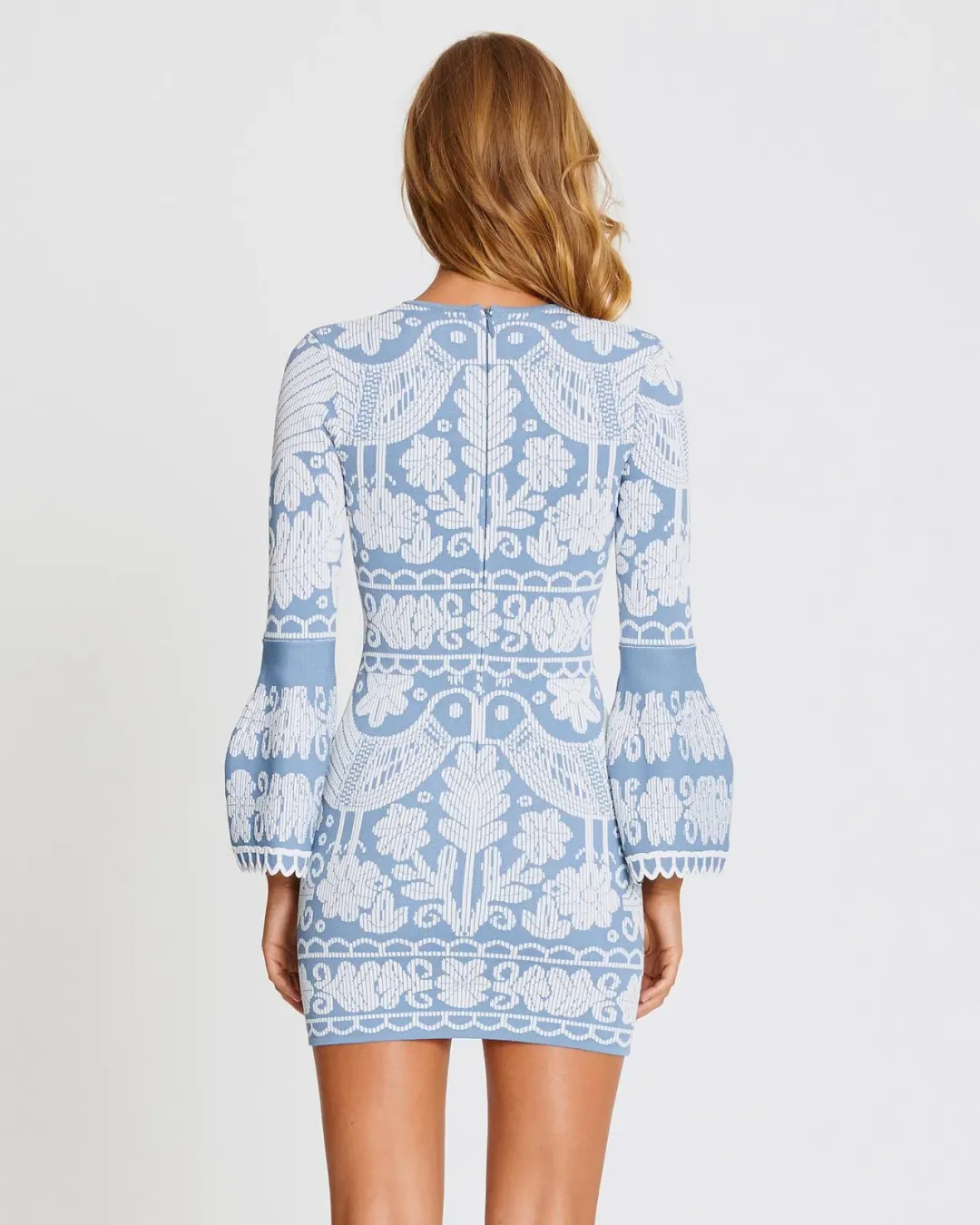 Alice McCall La Javanaise Mini Dress Mini Dress Blue Cloud Size 8 for rent on The Volte - main image