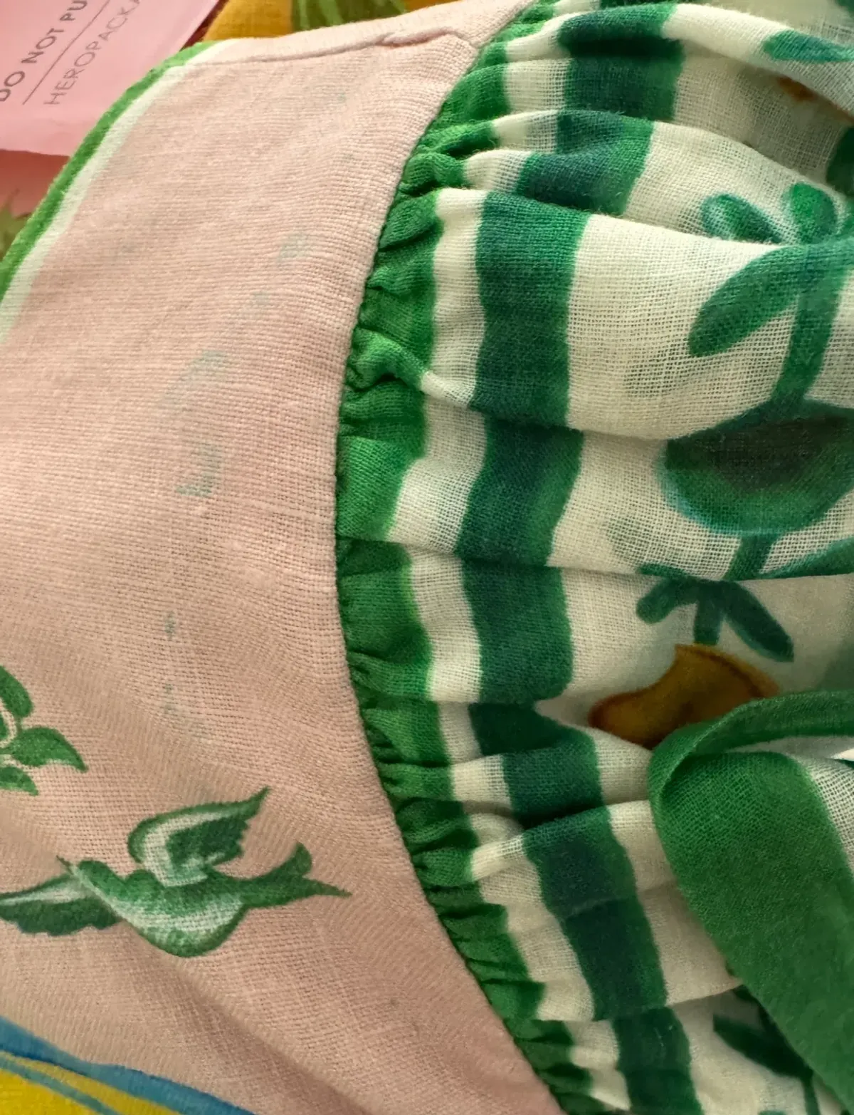 Alemais Porcelain Frill Midi Dress Print Size 14 - Image 5