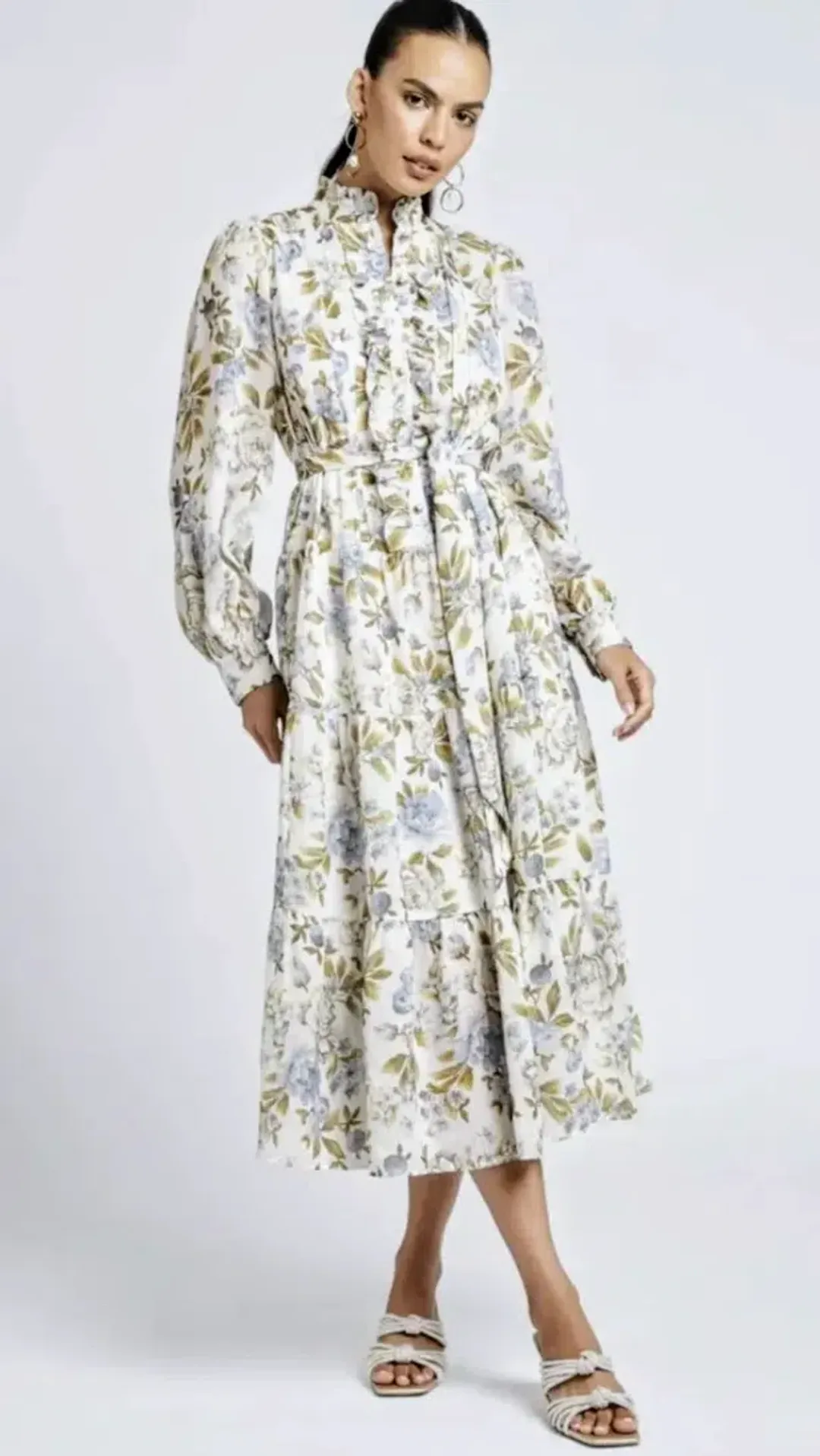 Sheike Mabel Maxi Dress Floral Print Size 12 for rent on The Volte - main image