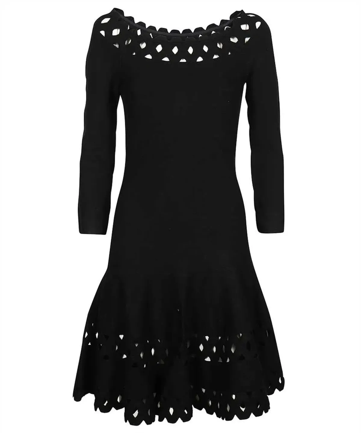 Emporio Armani  Madonna Cutout A Line Dress Black Size IT 40 / AU 12 - Image 8