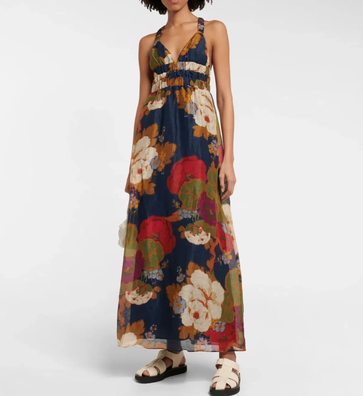 Sir The Label Bonita V Neck Dress Garcia Floral Print Size 1 / AU 8 - Image 1