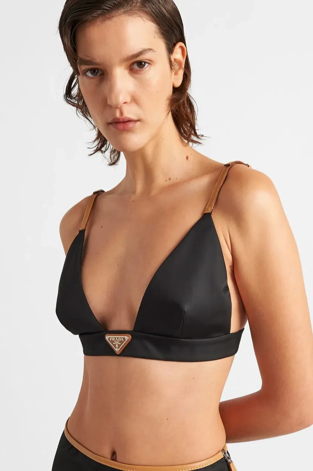 Prada Re-Nylon Two Piece Set Black Size 38 (AU 8) for rent on The Volte - main image