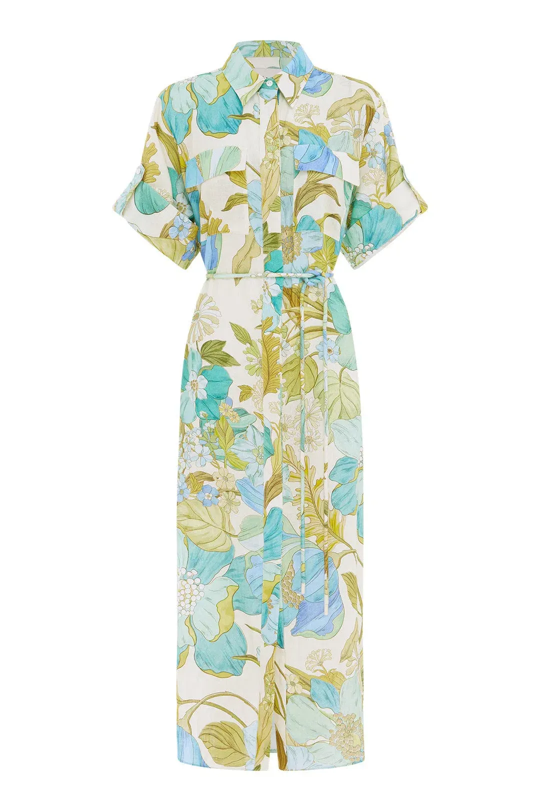 Alemais Janis Shirtdress Floral Size 12  for rent on The Volte - main image