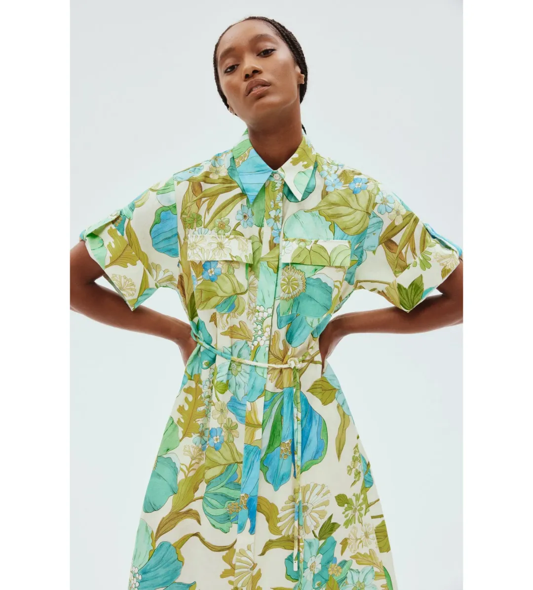 Alemais Janis Shirtdress Floral Size 12  for rent on The Volte - main image