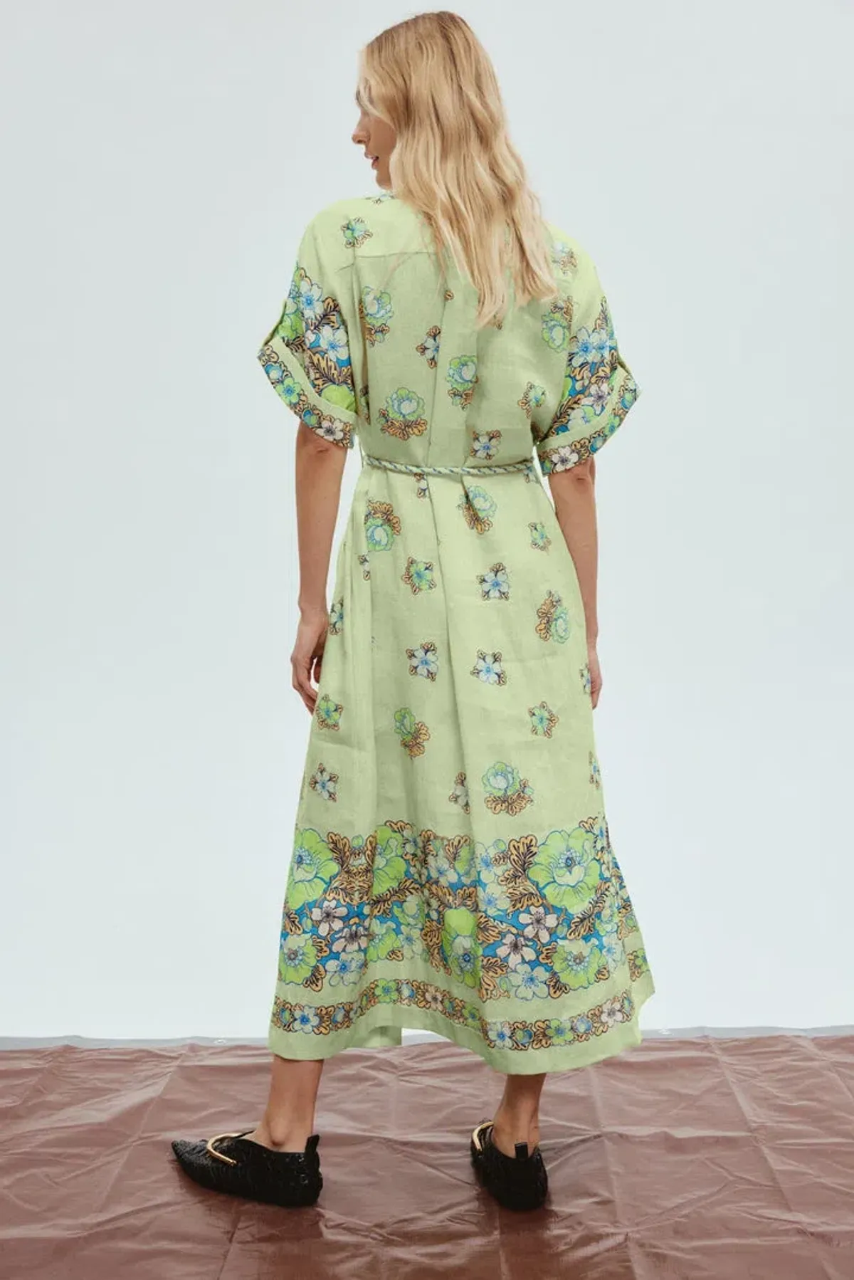Alemais Velma Shirtdress Green Size 12  - Image 3