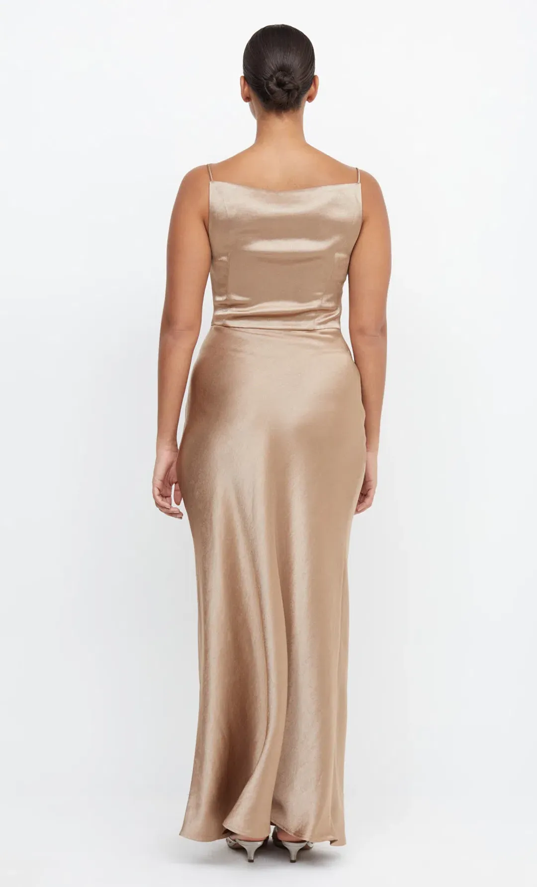 Bec & Bridge The Dreamer Maxi Dress Golden Size 10 for rent on The Volte - main image