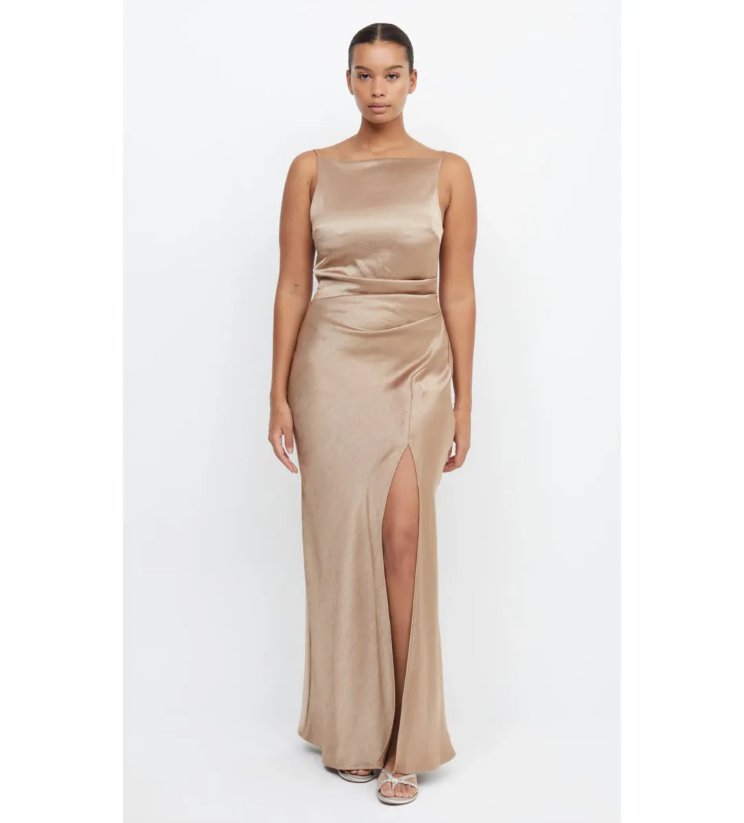 Bec & Bridge The Dreamer Maxi Dress Golden Size 10 for rent on The Volte - main image