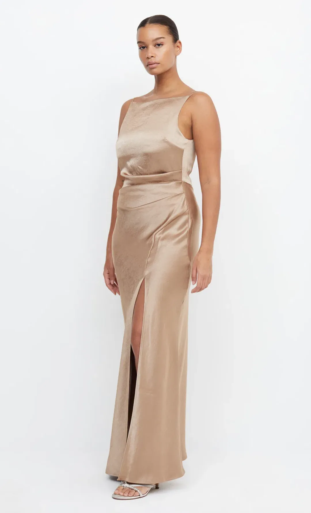 Bec & Bridge The Dreamer Maxi Dress Golden Size 10 for rent on The Volte - main image