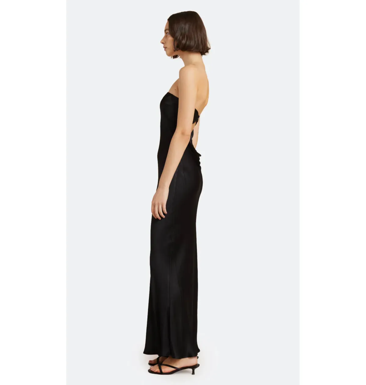 Bec & Bridge Moon Dance Strapless Dress in Black Size AU 6 - Image 3