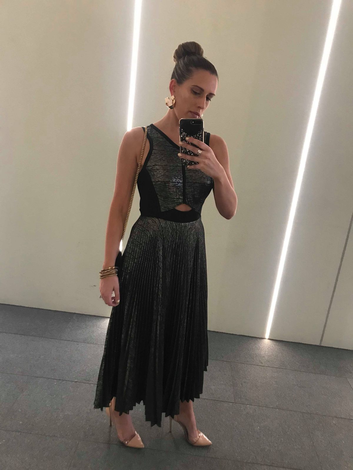 Sass & Bide - Cultural Diffuse Dress - Gold/ Black  - Image 2