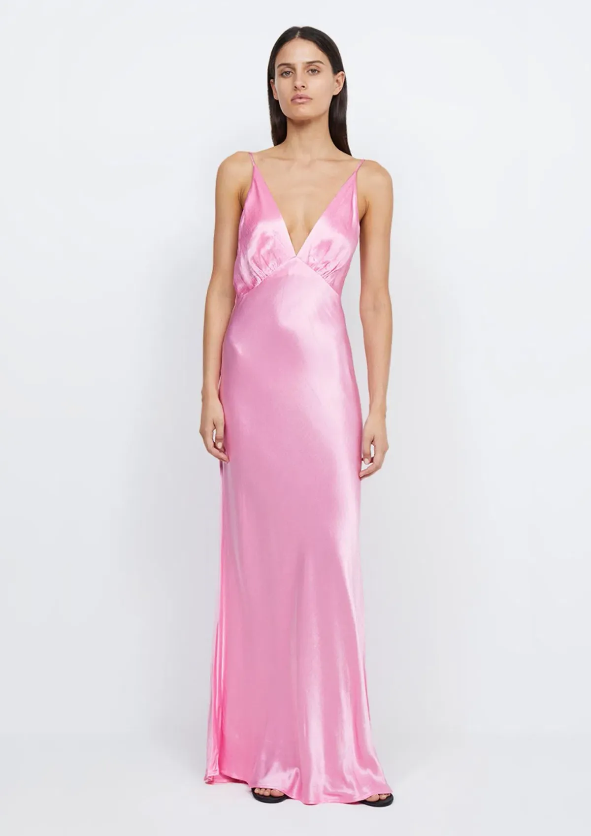 Bec & Bridge Lorelai V Maxi Dress in Candy Pink Size 8 - Image 1