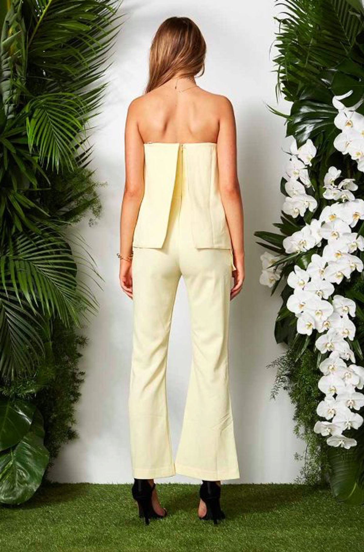 Maurie and Eve Francois Jumpsuit Yellow Size 10 - Image 3