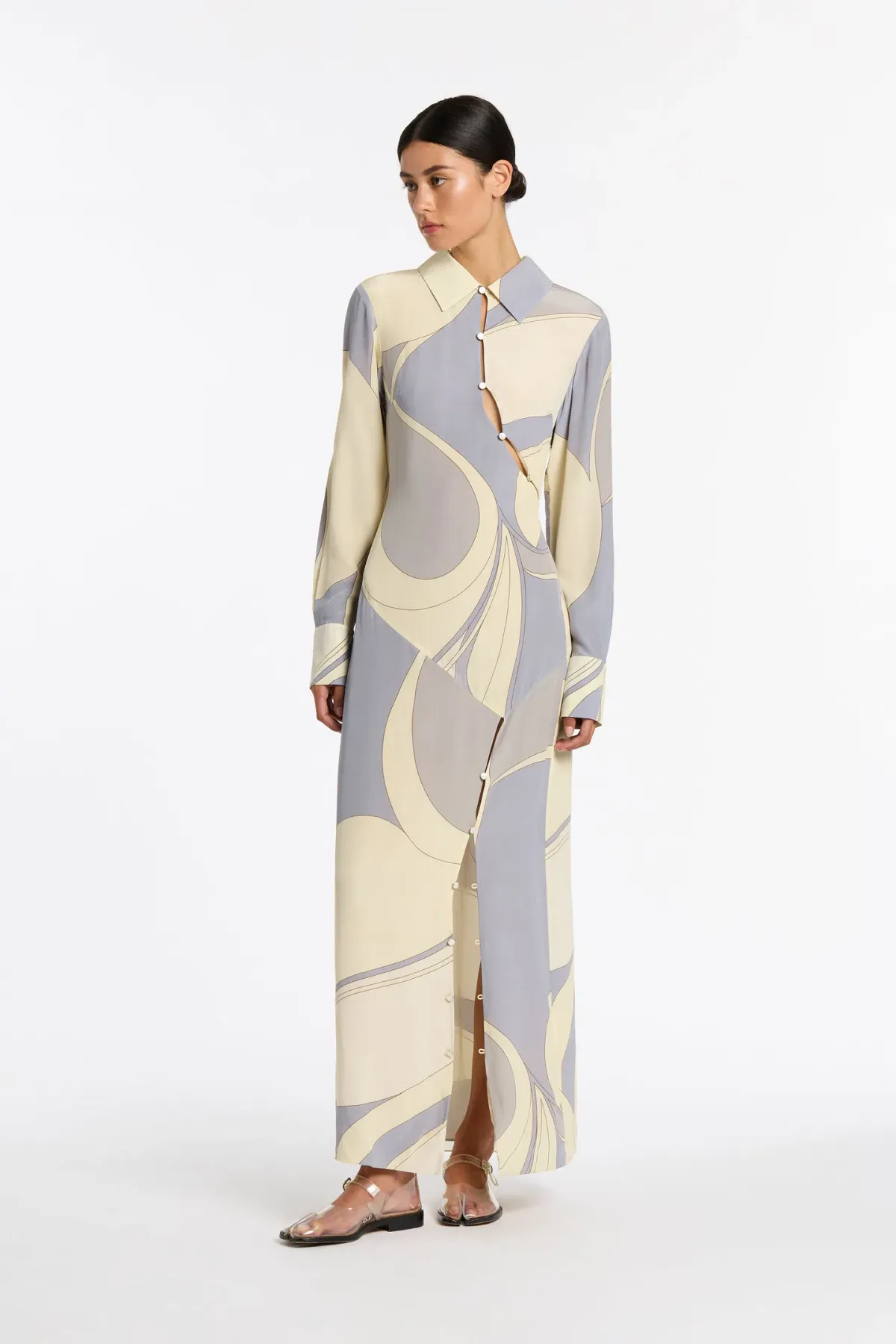 Sir the Label Adrianna Shirt Dress Print Size 0/ AU 6 - Image 2