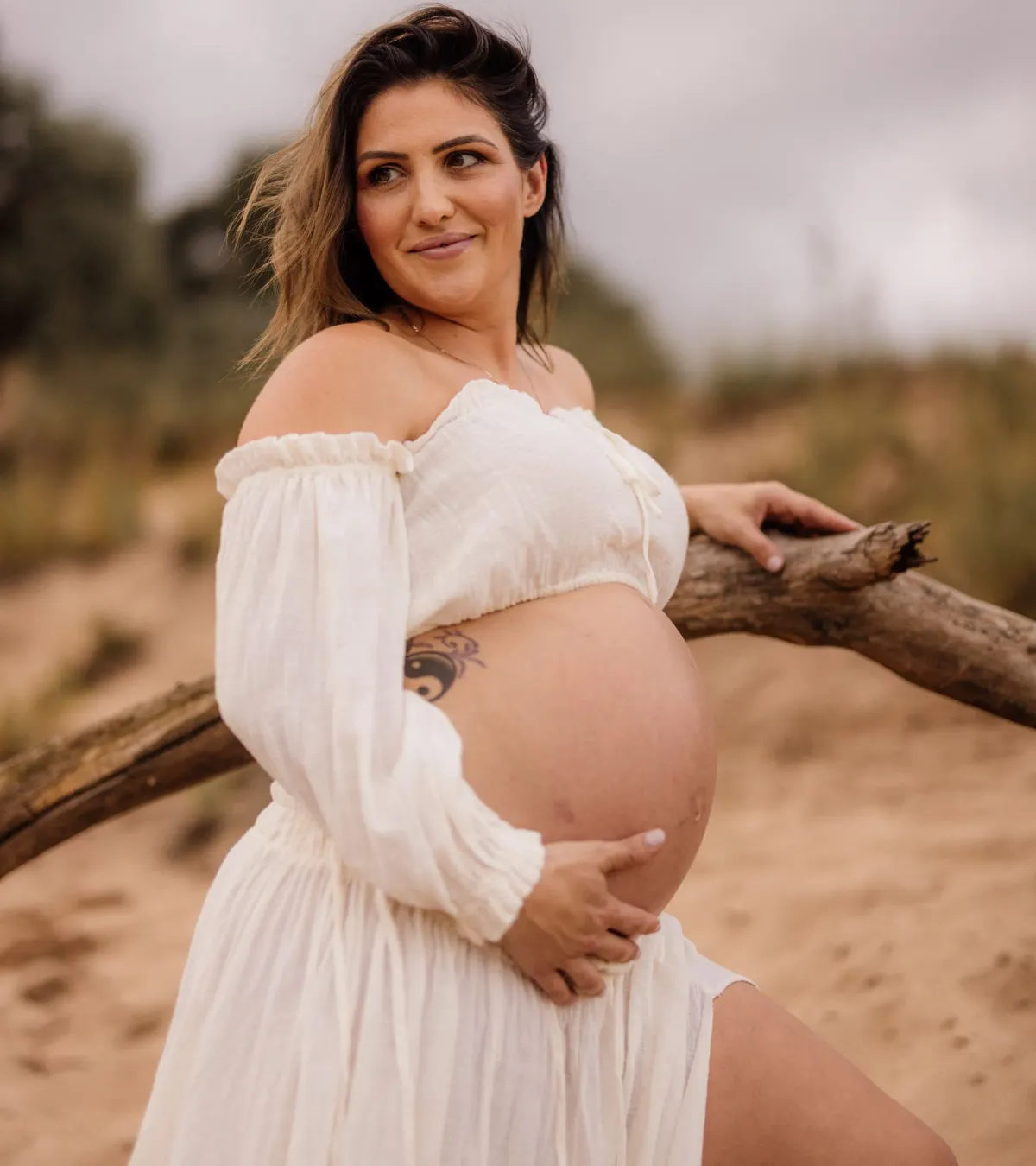 We Are Reclamation There Is Nothing Quite Like You Two Piece Ivory Gown One Size - Image 7