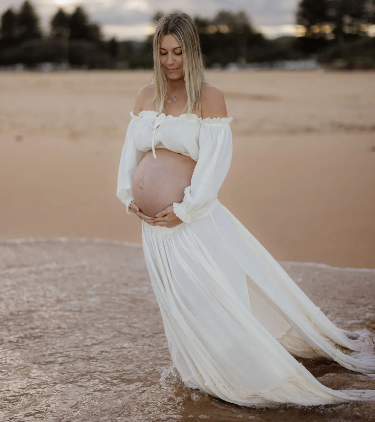 We Are Reclamation There Is Nothing Quite Like You Two Piece Ivory Gown One Size - Image 9