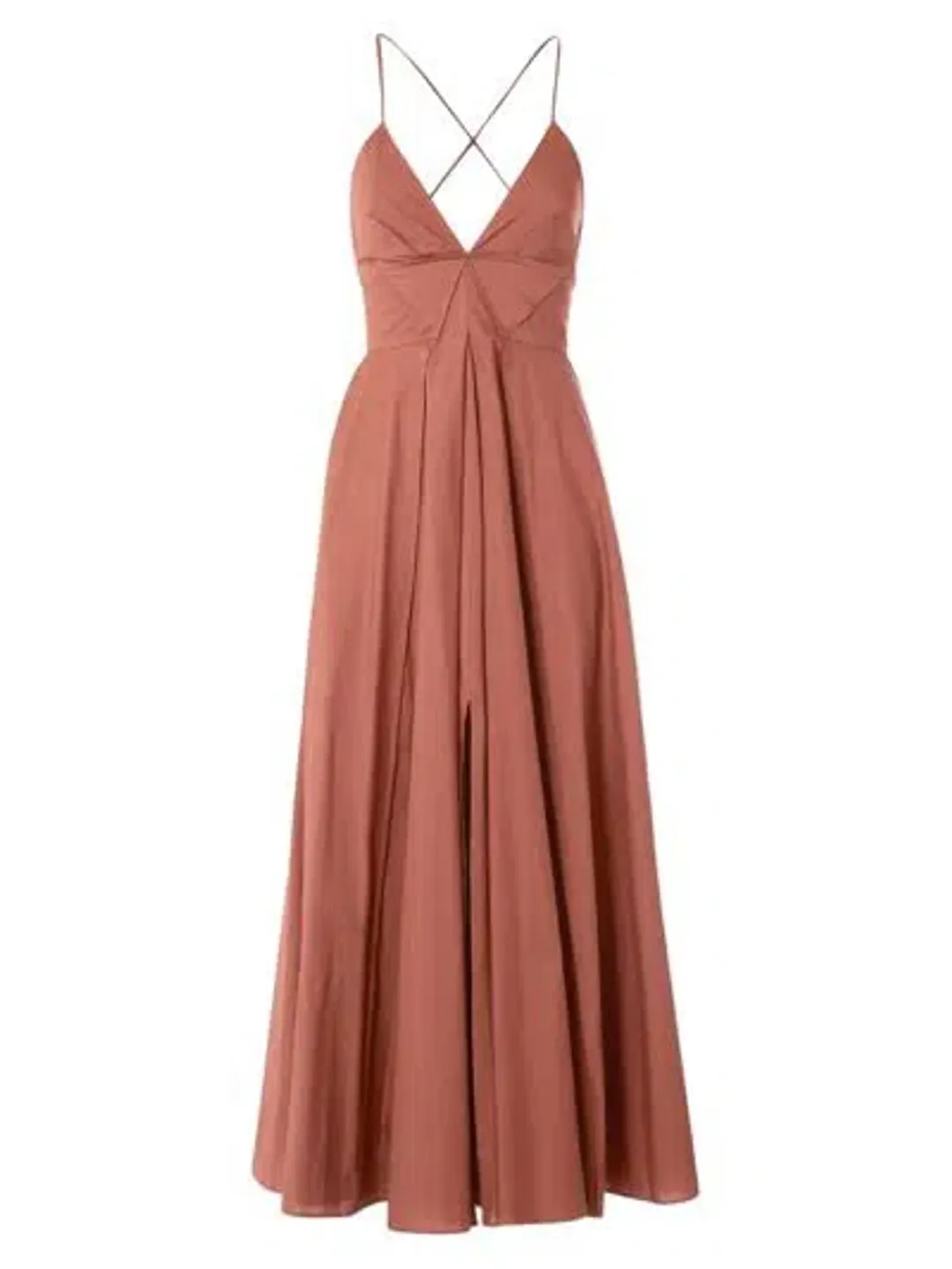 Scanlan Theodore Parachute Cotton Dress in Sienna Dusty Pink Size 8 for rent on The Volte - main image